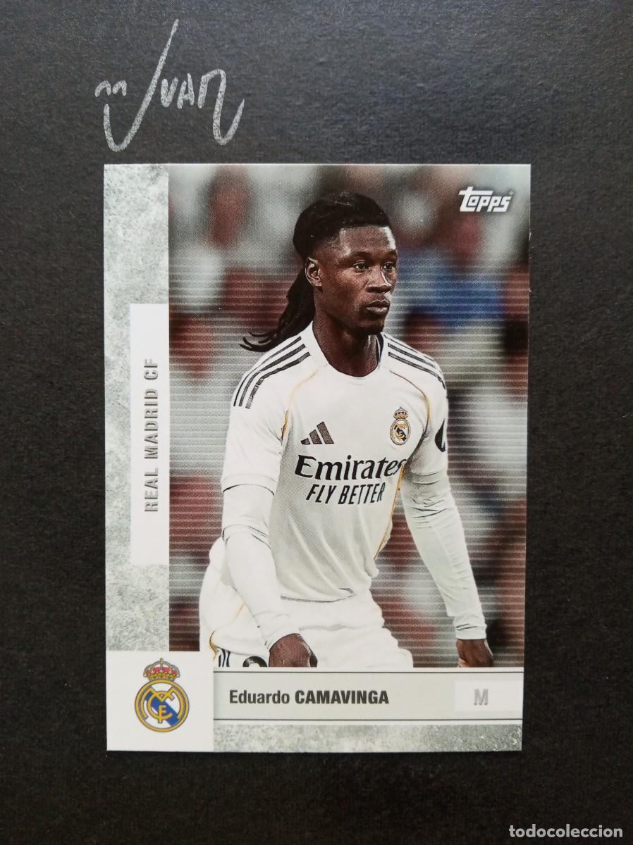 Football Stickers: N&ordm; 11 EDUARDO CAMAVINGA REAL MADRID FRANCIA ⚽ TOPPS &reg; TEAM SET 2025 2026 LIGA 25 26 NUEVO