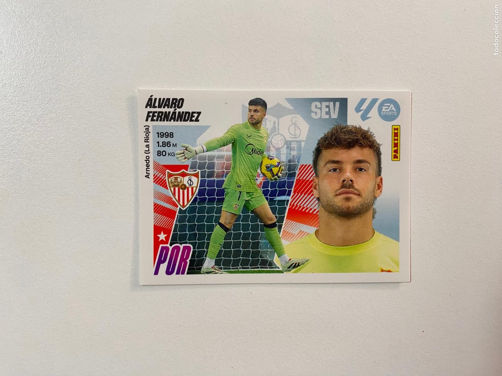 Football Stickers: LALIGA ESTE 2025 2026 EA SPORTS 25 26 ALBUM PANINI LIGA N 4 SEVILLA FC &Aacute;LVARO FERN&Aacute;NDEZ