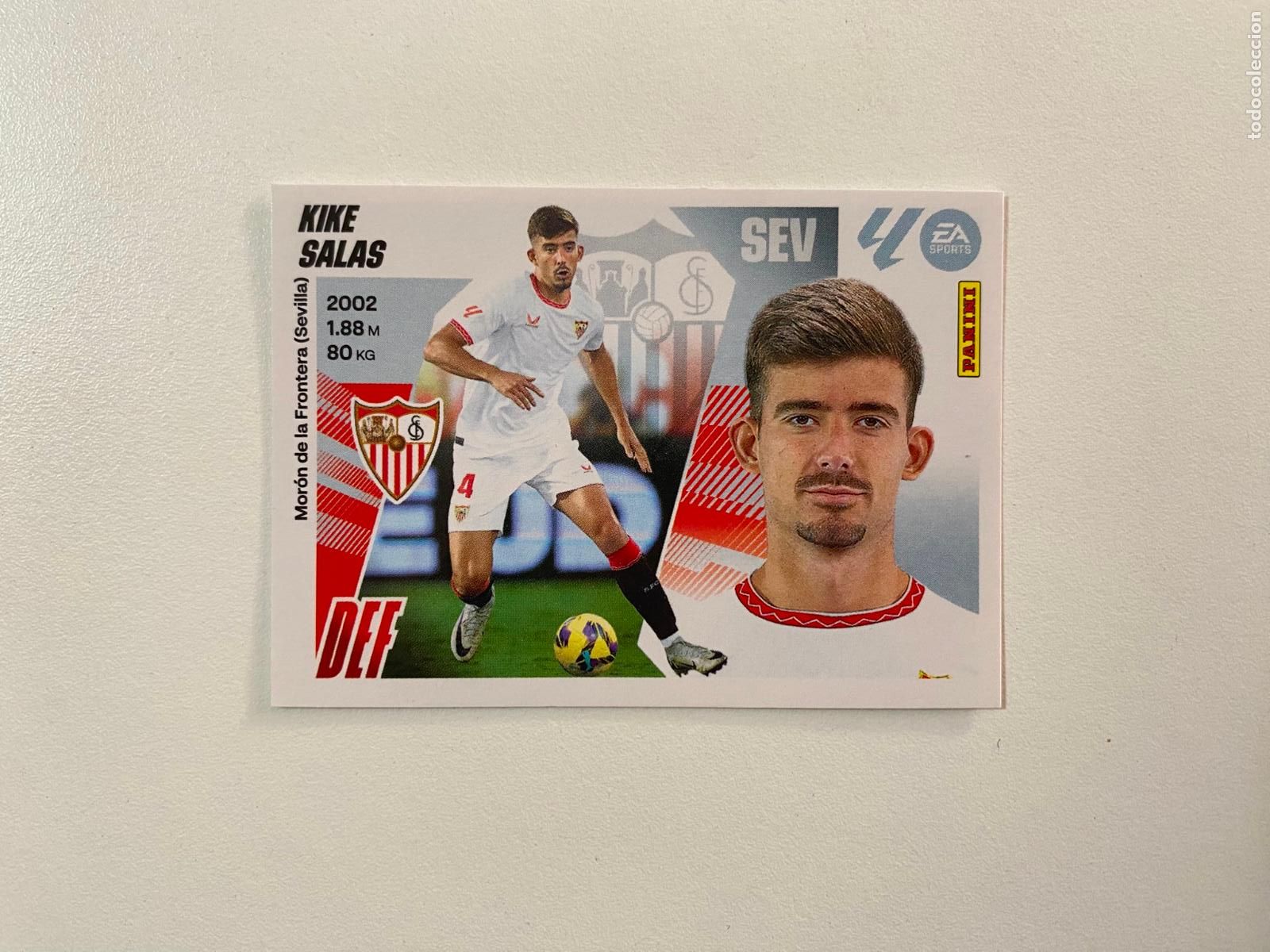 Cromos de F&uacute;tbol: LALIGA ESTE 2025 2026 EA SPORTS 25 26 ALBUM PANINI LIGA N 7A SEVILLA FC KIKE SALAS
