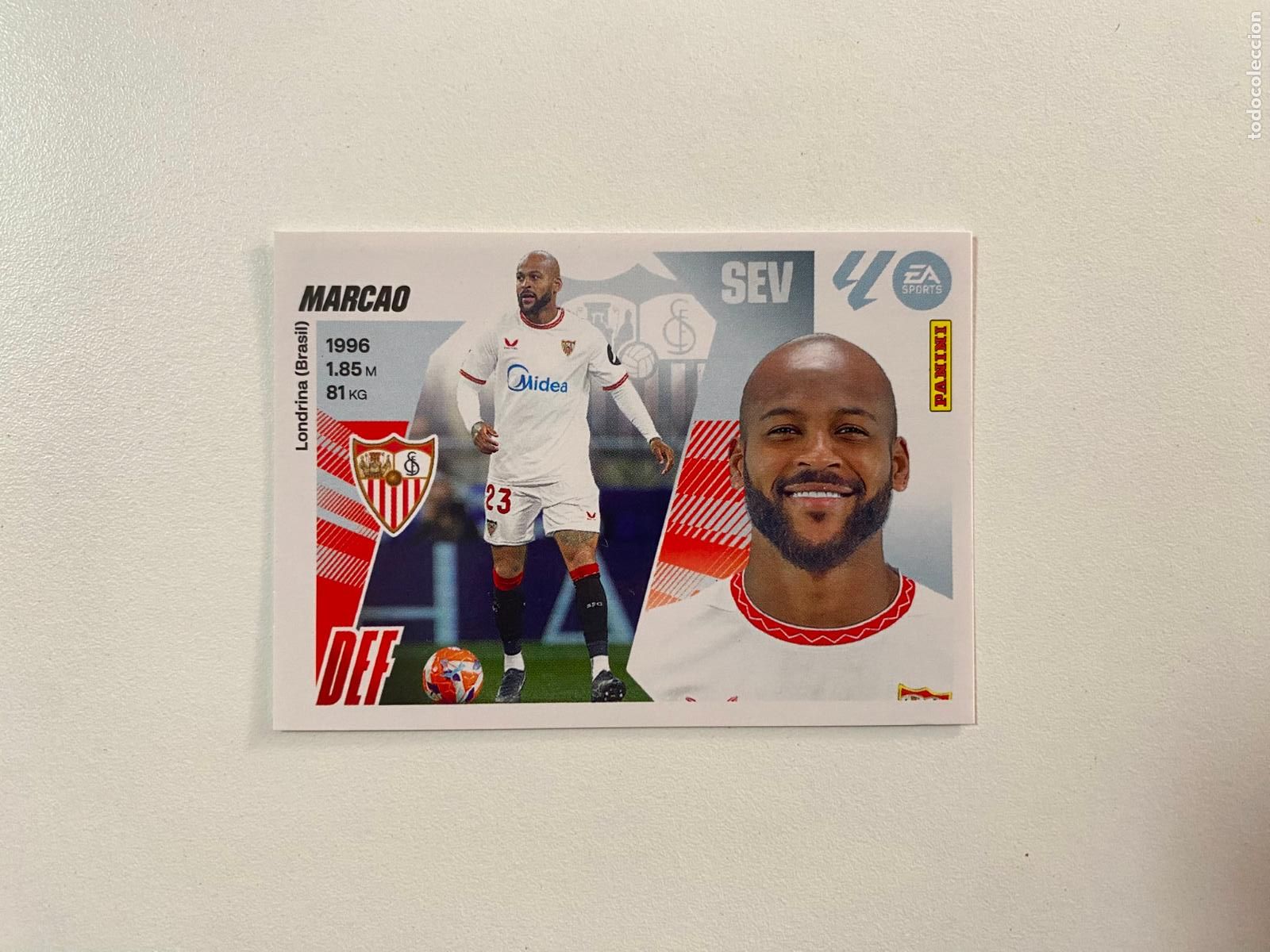 Cromos de F&uacute;tbol: LALIGA ESTE 2025 2026 EA SPORTS 25 26 ALBUM PANINI LIGA N 7B SEVILLA FC MARC&Atilde;O