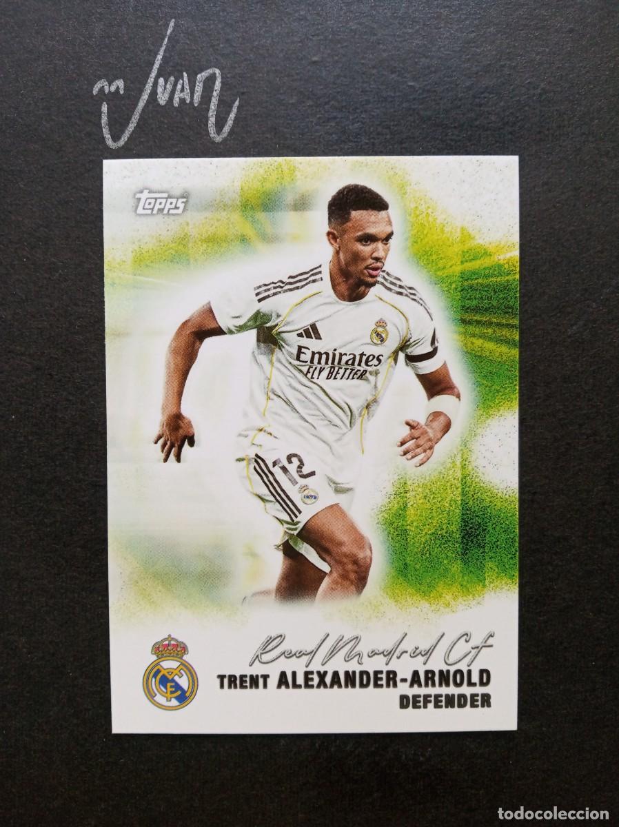 Cromos de F&uacute;tbol: N&ordm; 27 PITCH PURSUITS TRENT ALEXANDER-ARNOLD REAL MADRID ⚽ TOPPS &reg; TEAM SET 2025 2026 25 26 NUEVO