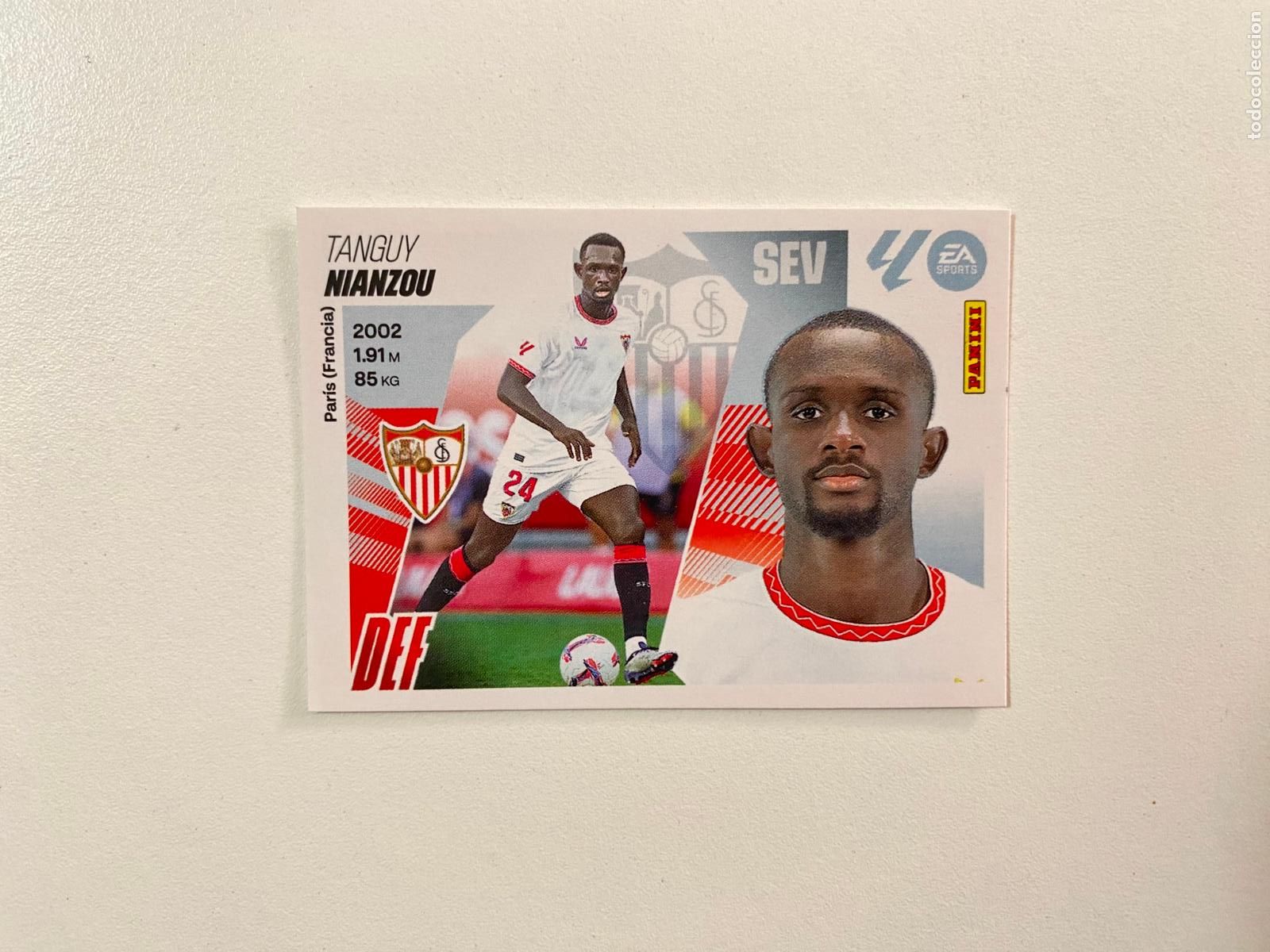 Cromos de F&uacute;tbol: LALIGA ESTE 2025 2026 EA SPORTS 25 26 ALBUM PANINI LIGA N 9 SEVILLA FC NIANZOU