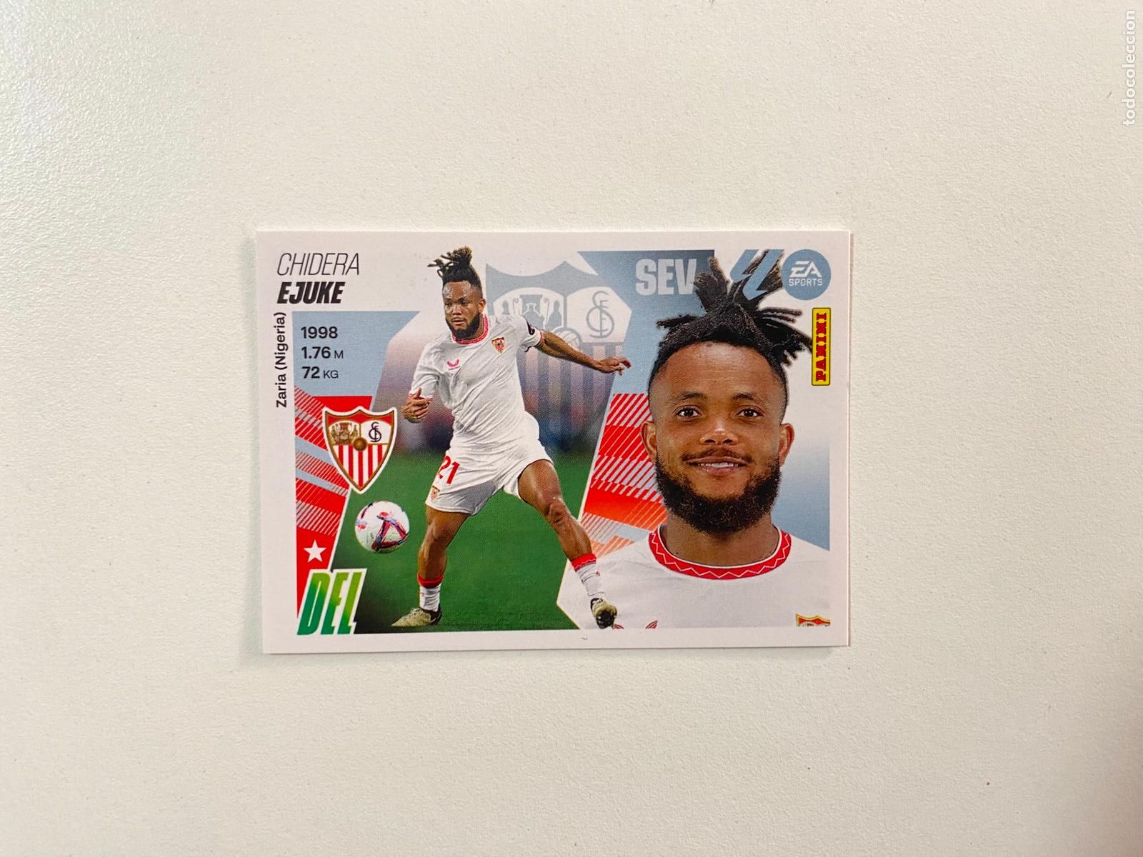 Cartes &agrave; collectionner de Football: LALIGA ESTE 2025 2026 EA SPORTS 25 26 ALBUM PANINI LIGA N 17 SEVILLA FC EJUKE