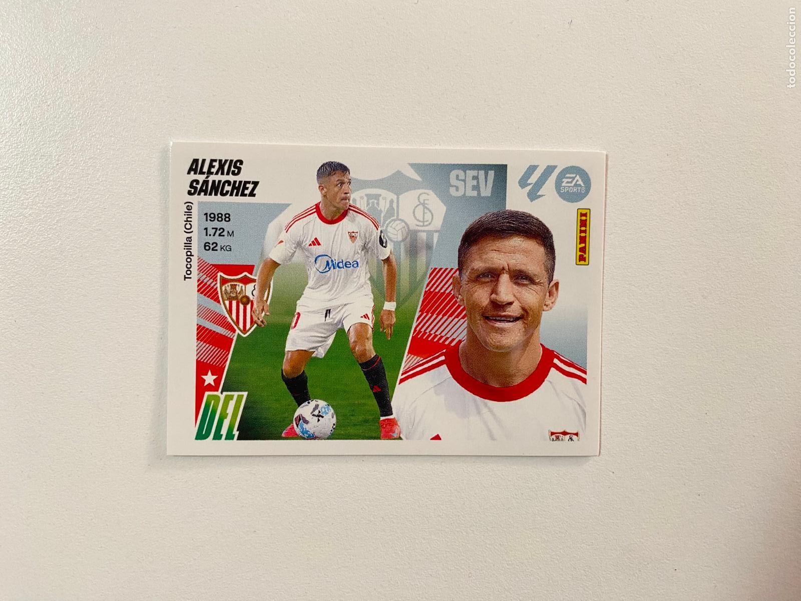 Cartes &agrave; collectionner de Football: LALIGA ESTE 2025 2026 EA SPORTS 25 26 ALBUM PANINI LIGA N 18 BIS SEVILLA FC ALEXIS S&Aacute;NCHEZ