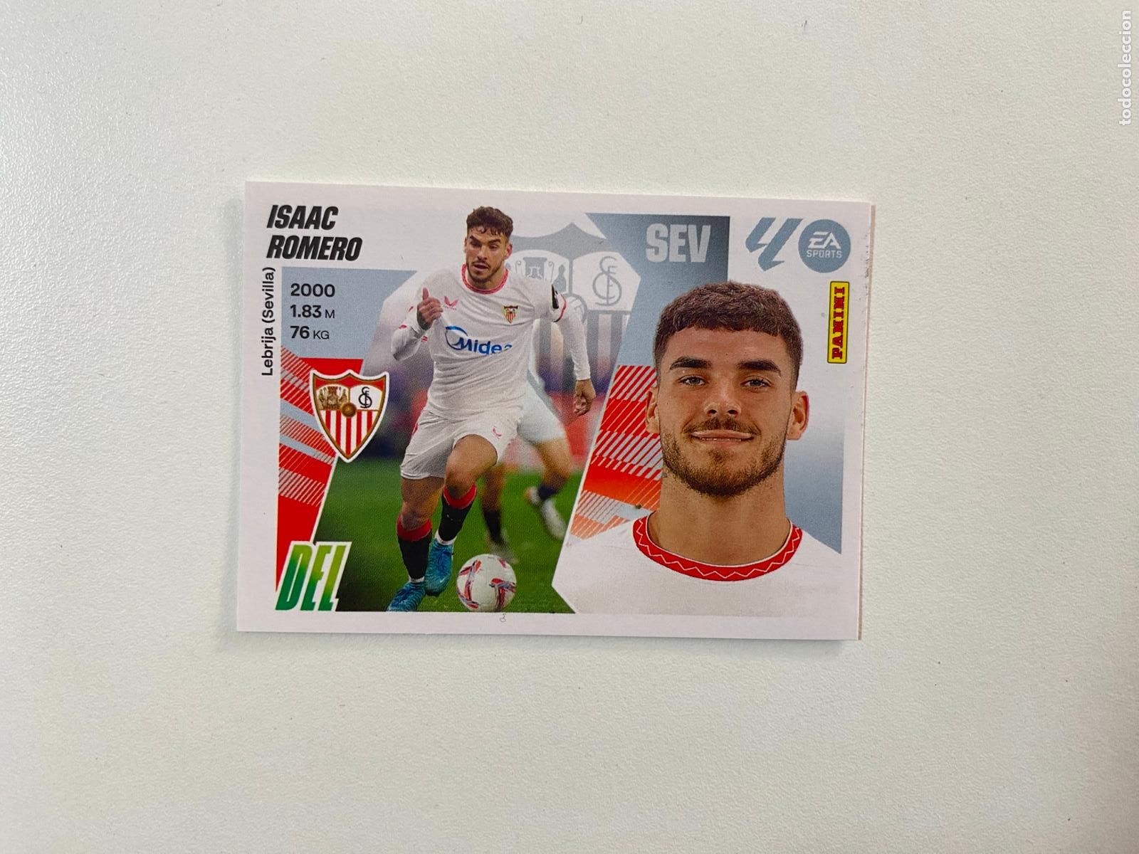 Cartes &agrave; collectionner de Football: LALIGA ESTE 2025 2026 EA SPORTS 25 26 ALBUM PANINI LIGA N 19 SEVILLA FC ISAAC ROMERO