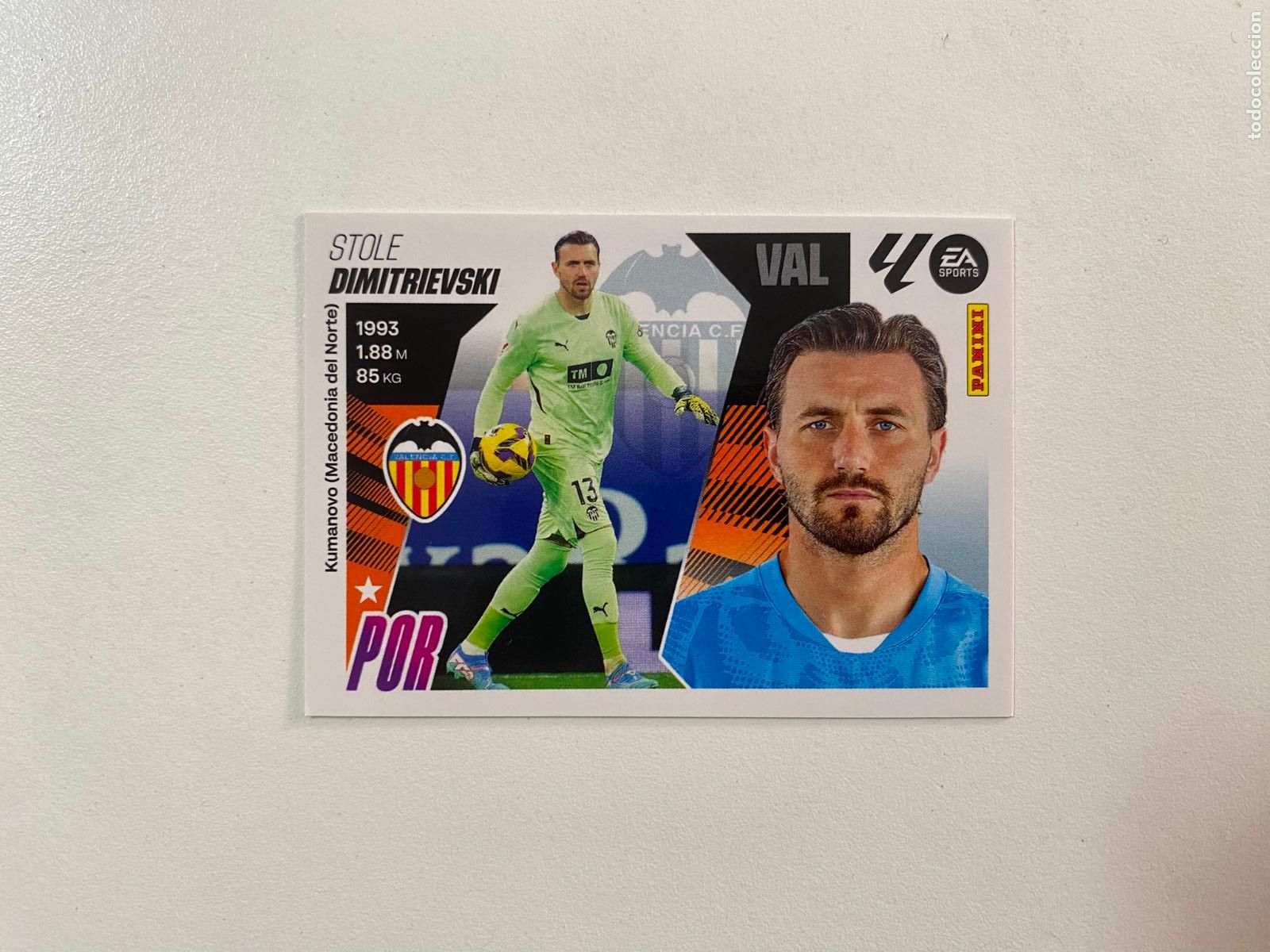 Cartes &agrave; collectionner de Football: LALIGA ESTE 2025 2026 EA SPORTS 25 26 ALBUM PANINI LIGA N 3 VALENCIA CF DIMITRIEVSKI