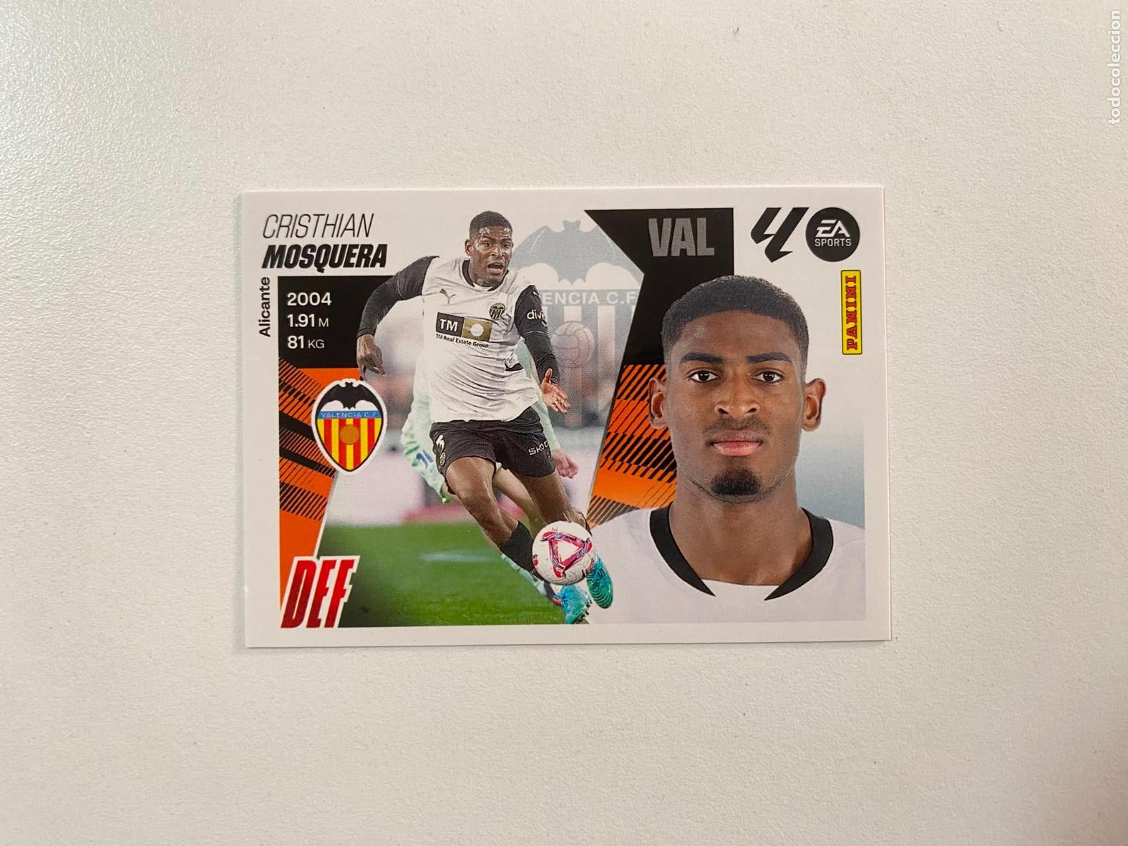 Cartes &agrave; collectionner de Football: LALIGA ESTE 2025 2026 EA SPORTS 25 26 ALBUM PANINI LIGA N 6 VALENCIA CF MOSQUERA