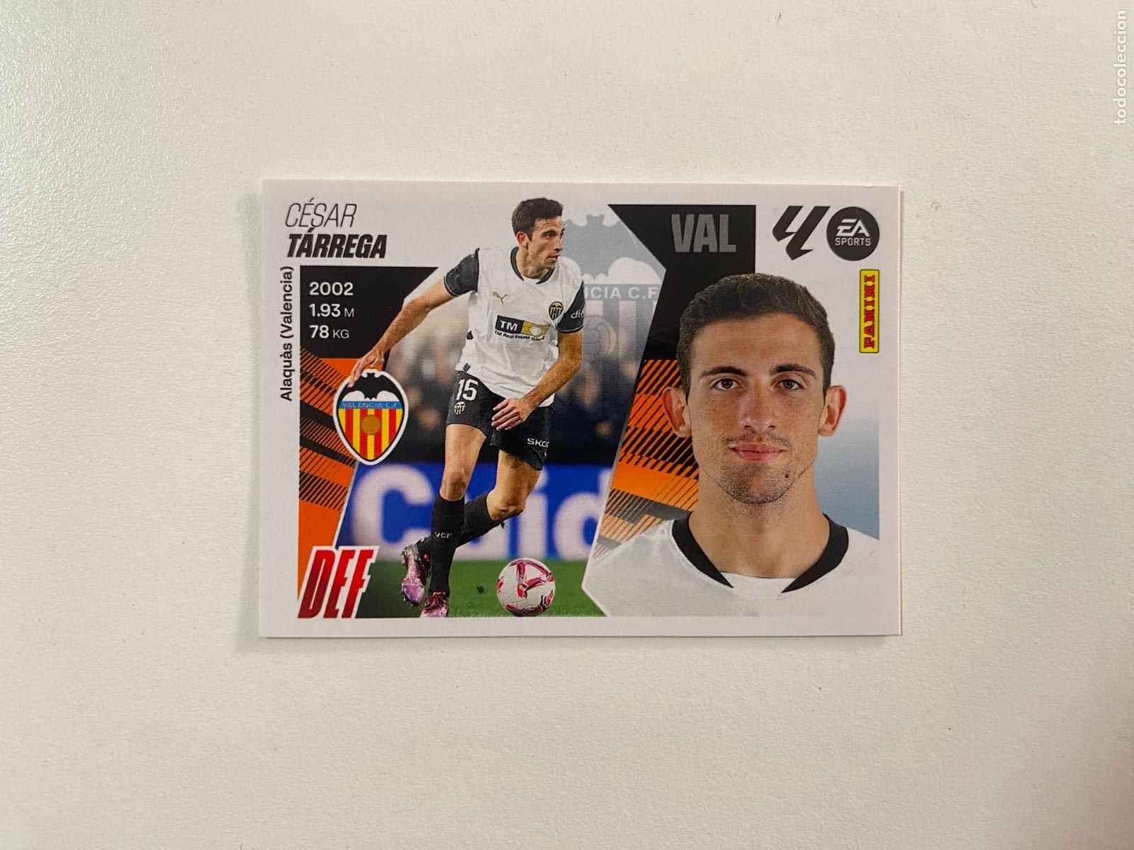 Cartes &agrave; collectionner de Football: LALIGA ESTE 2025 2026 EA SPORTS 25 26 ALBUM PANINI LIGA N 8 VALENCIA CF T&Aacute;RREGA