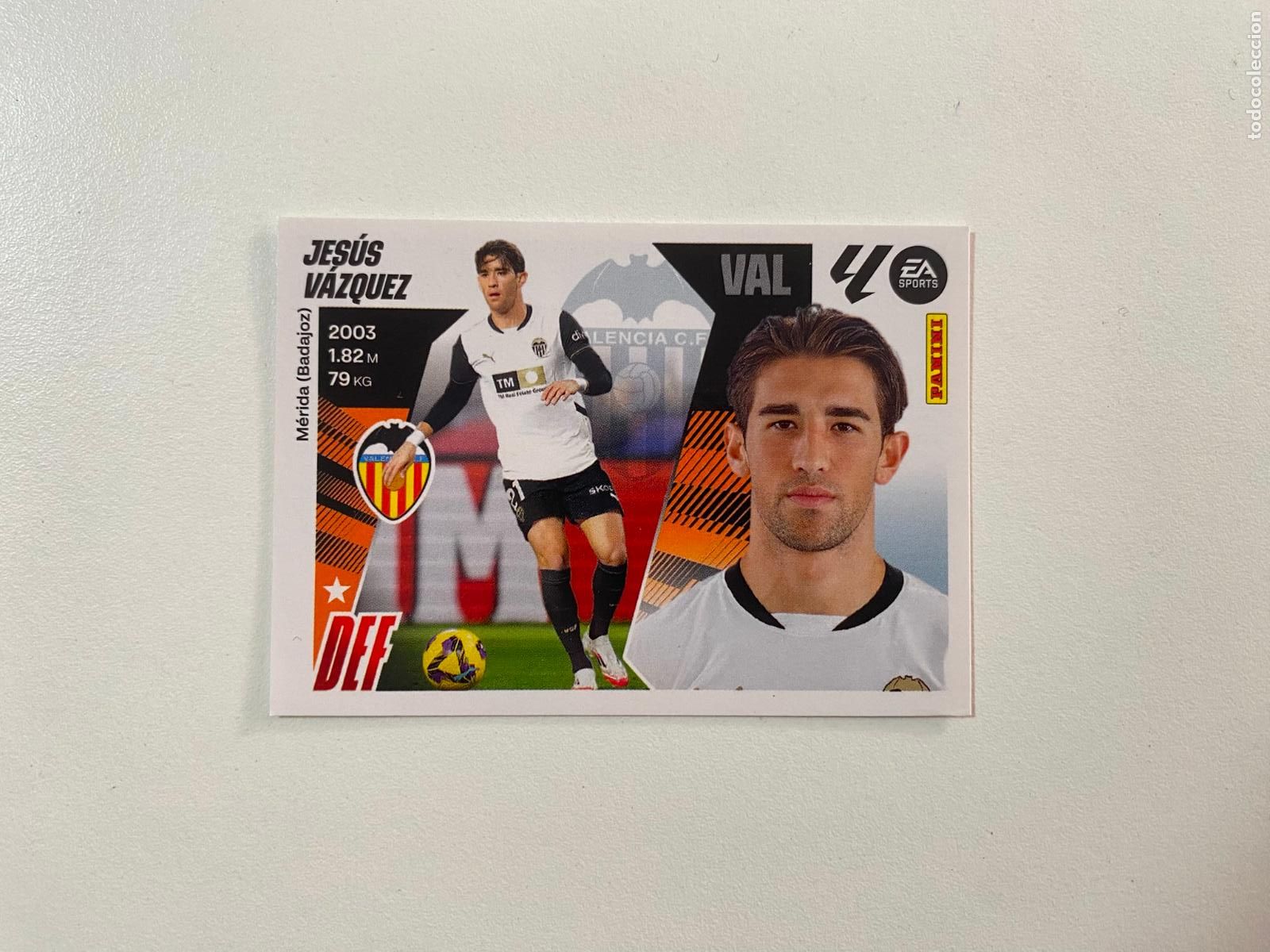 Cartes &agrave; collectionner de Football: LALIGA ESTE 2025 2026 EA SPORTS 25 26 ALBUM PANINI LIGA N 9B VALENCIA CF JES&Uacute;S V&Aacute;ZQUEZ