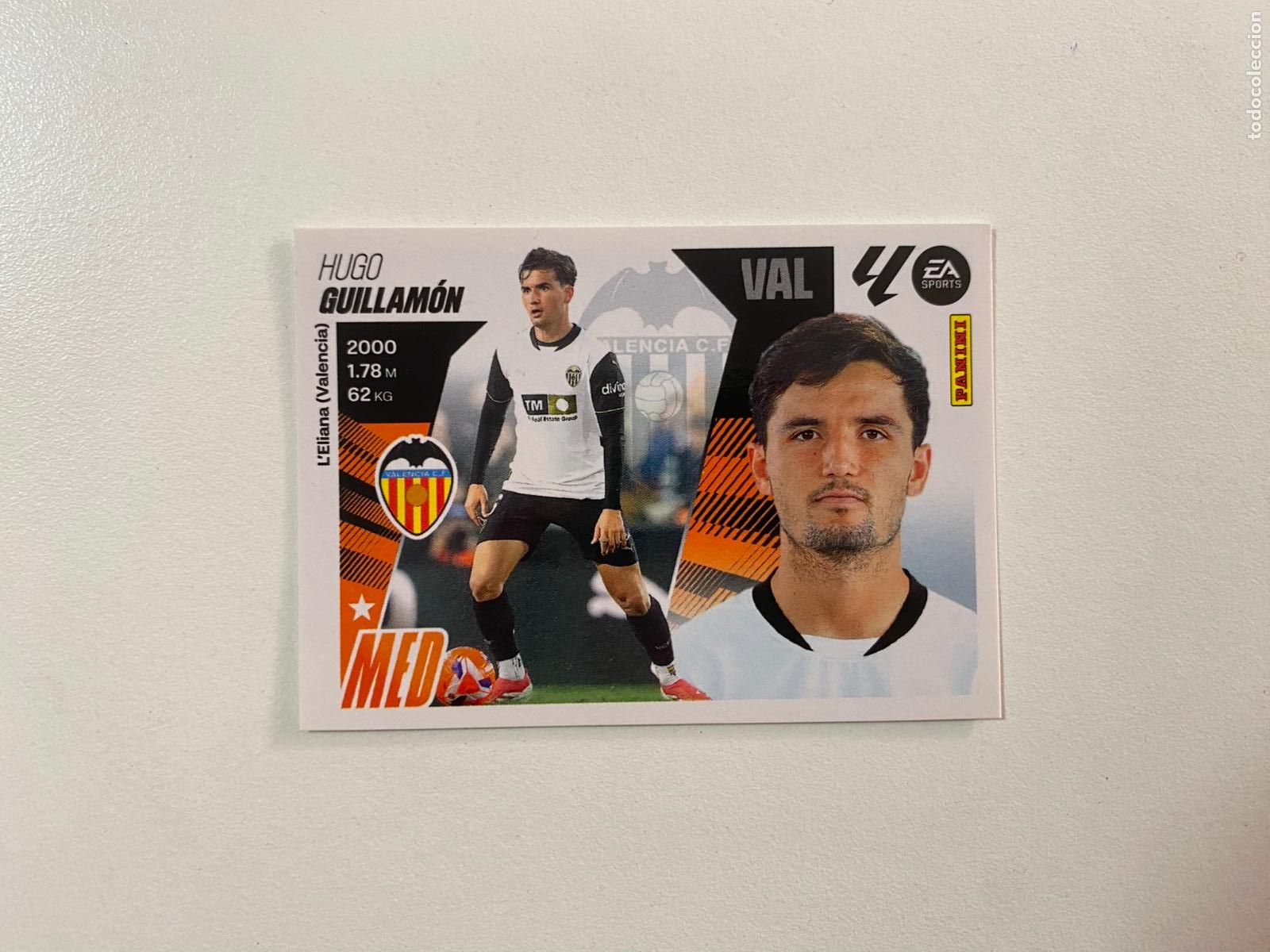 Cartes &agrave; collectionner de Football: LALIGA ESTE 2025 2026 EA SPORTS 25 26 ALBUM PANINI LIGA N 12 VALENCIA CF GUILLAM&Oacute;N