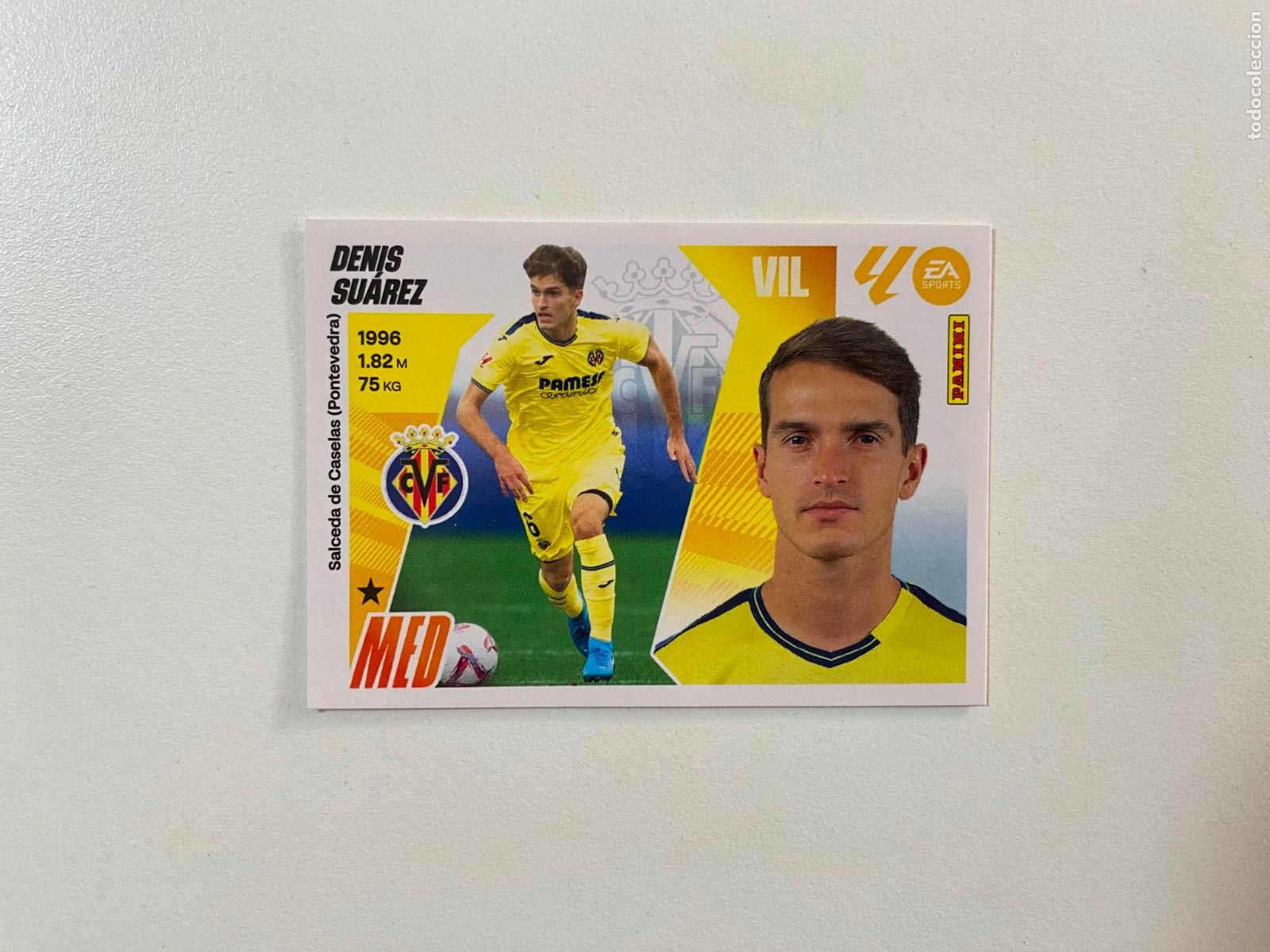 Cromos de F&uacute;tbol: LALIGA ESTE 2025 2026 EA SPORTS 25 26 ALBUM PANINI LIGA N 14 VILLARREAL CF DENIS SU&Aacute;REZ
