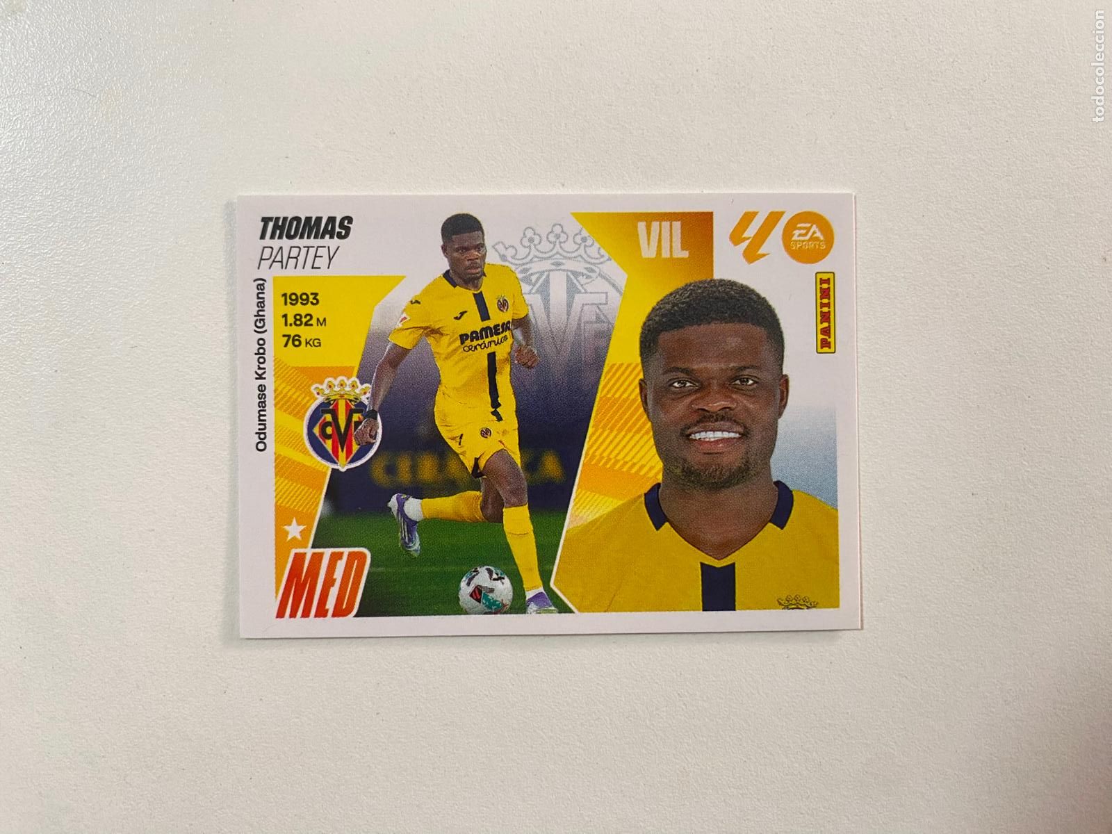 Cromos de F&uacute;tbol: LALIGA ESTE 2025 2026 EA SPORTS 25 26 ALBUM PANINI LIGA N 14 BIS VILLARREAL CF THOMAS