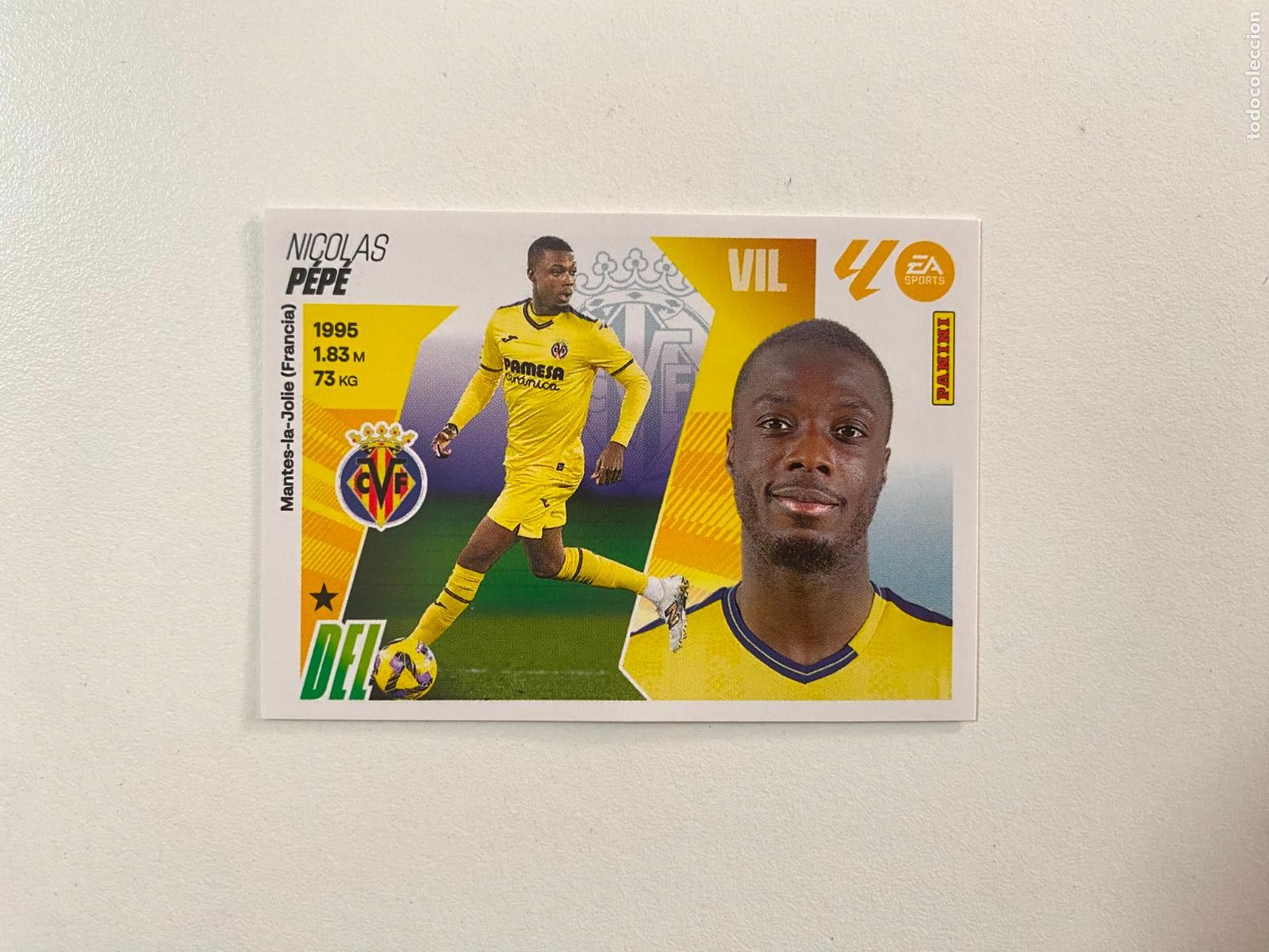 Cromos de F&uacute;tbol: LALIGA ESTE 2025 2026 EA SPORTS 25 26 ALBUM PANINI LIGA N 17 VILLARREAL CF P&Eacute;P&Eacute;