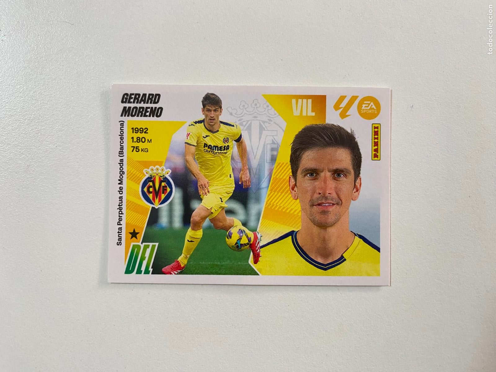 Cromos de F&uacute;tbol: LALIGA ESTE 2025 2026 EA SPORTS 25 26 ALBUM PANINI LIGA N 18 VILLARREAL CF GERARD MORENO