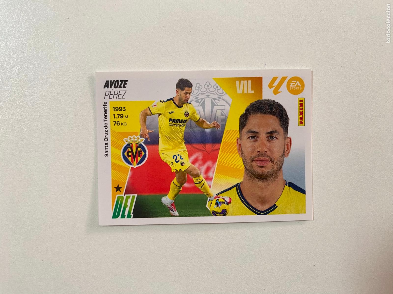 Cromos de F&uacute;tbol: LALIGA ESTE 2025 2026 EA SPORTS 25 26 ALBUM PANINI LIGA N 19 VILLARREAL CF AYOZE
