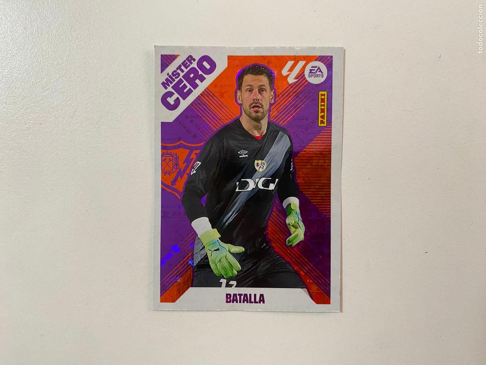 Cromos de F&uacute;tbol: LALIGA ESTE 2025 2026 EA SPORTS 25 26 ALBUM PANINI M&Iacute;STER CERO N 1 RAYO VALLECANO BATALLA
