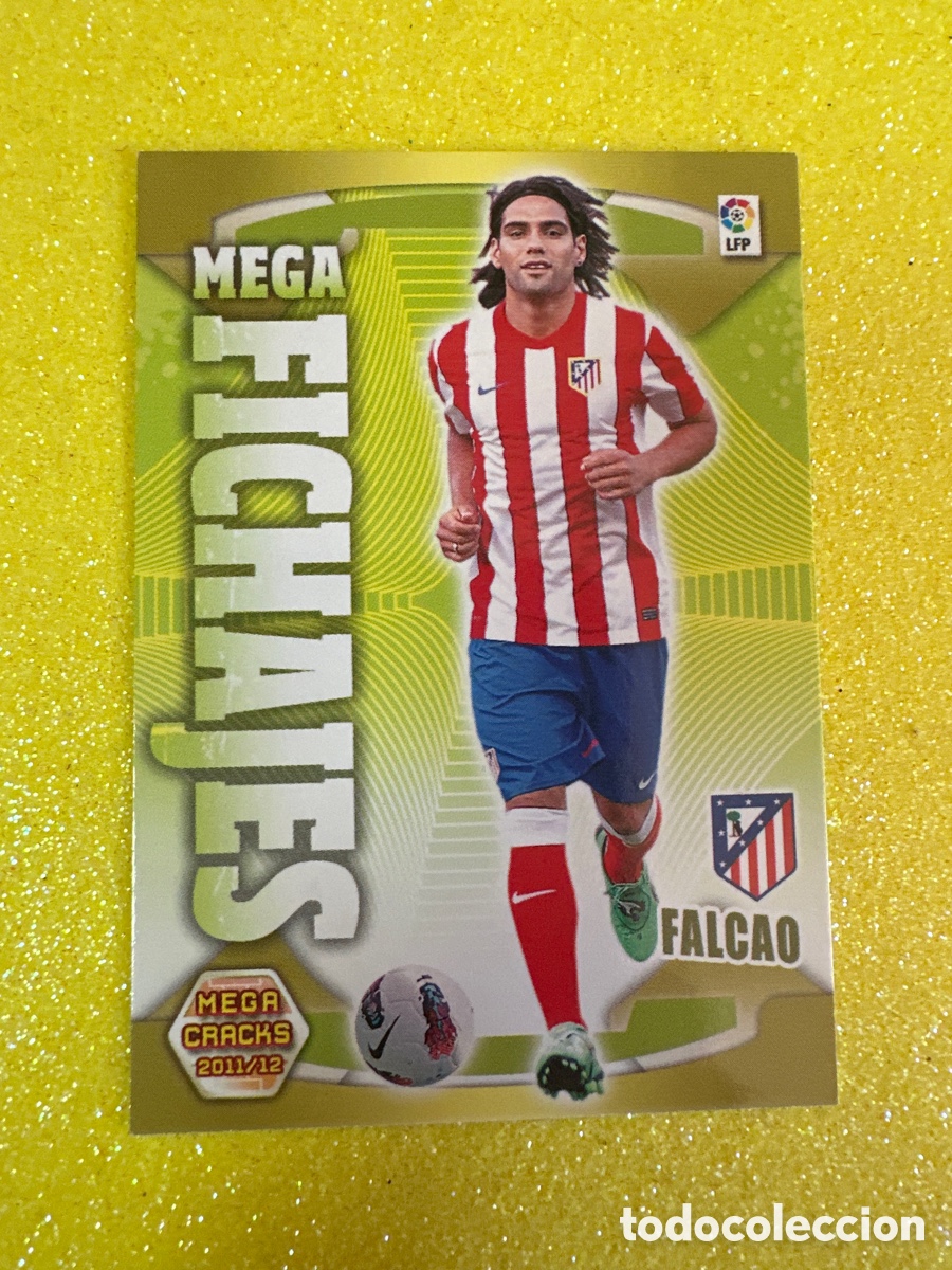 Football Stickers: 501 FALCAO MEGAFICHAJES MEGACRACKS 2011-2012 11 12 PANINI TRADING CARD