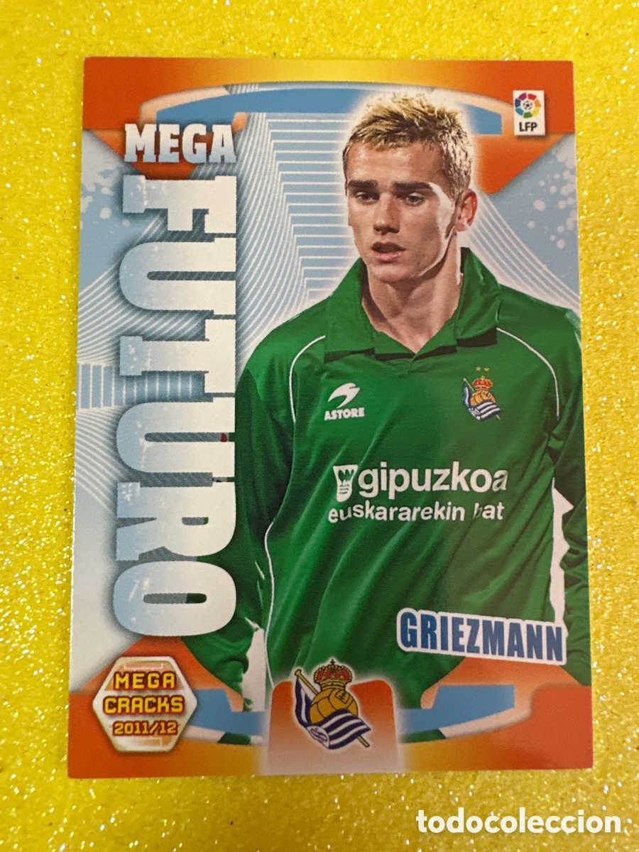 Football Stickers: 415 GRIEZMANN MEGAFUTURO MEGACRACKS 2011-2012 11 12 PANINI TRADING CARD