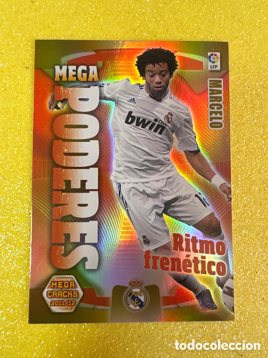 Football Stickers: 389 MARCELO MEGAPODERES MEGACRACKS 2011-2012 11 12 PANINI TRADING CARD