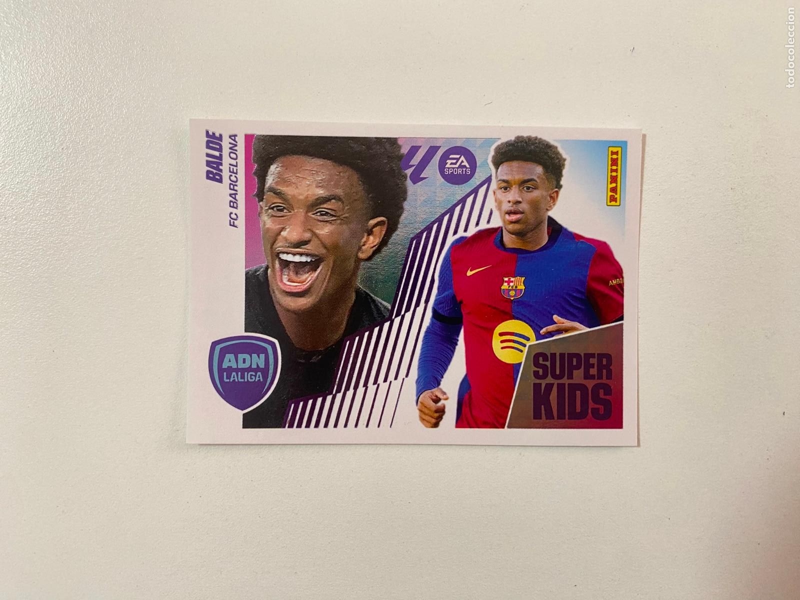 Fu&szlig;ball-Sticker: LALIGA ESTE 2025 2026 EA SPORTS 25 26 ALBUM PANINI ADN LALIGA S&Uacute;PER KIDS N 2 BALDE FC BARCELONA