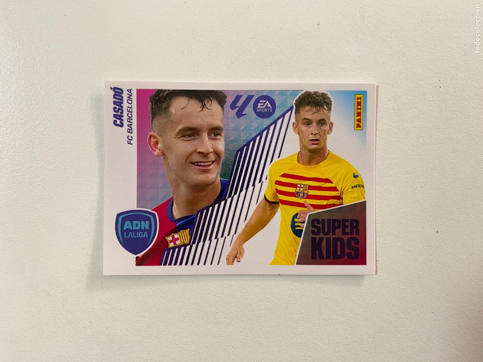 Football Stickers: LALIGA ESTE 2025 2026 EA SPORTS 25 26 ALBUM PANINI ADN LALIGA S&Uacute;PER KIDS N 5 CASAD&Oacute; FC BARCELONA