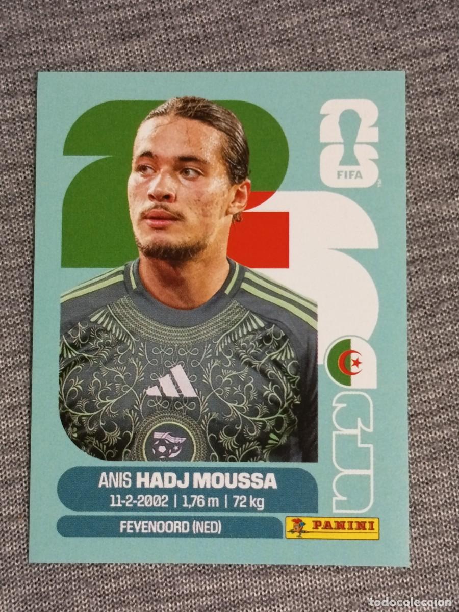 Cromos de F&uacute;tbol: HADJMOUSSA ALG 17 STICKER MUNDIAL 2026 PANINI FIFA WORLD CUP NUEVO