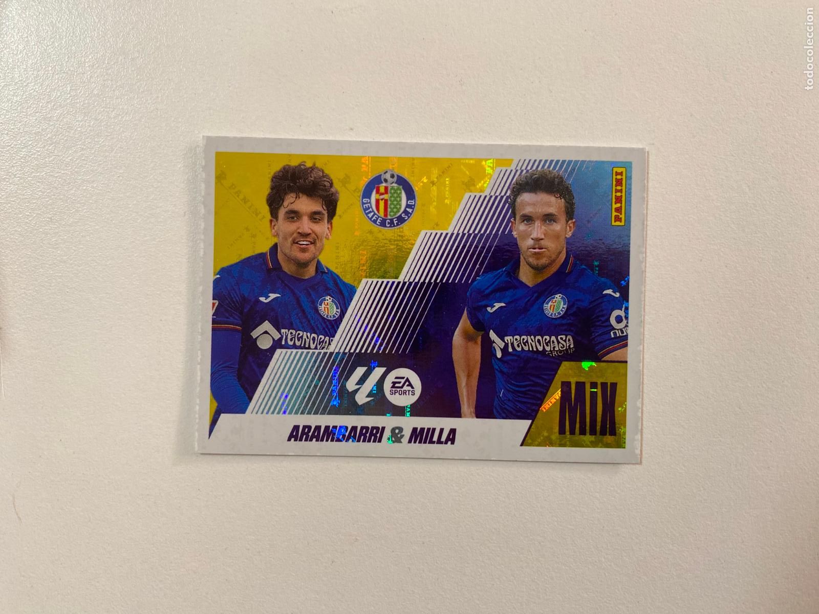 Cromos de F&uacute;tbol: LALIGA ESTE 2025 2026 EA SPORTS 25 26 ALBUM PANINI MIX N 2 GETAFE CF ARAMBARRI / MILLA