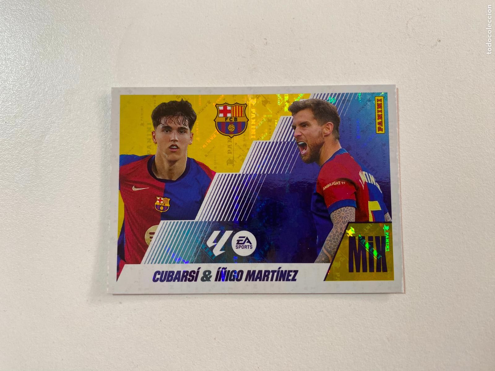 Cromos de F&uacute;tbol: LALIGA ESTE 2025 2026 EA SPORTS 25 26 ALBUM PANINI MIX N 4 FC BARCELONA CUBARS&Iacute; / &Iacute;&Ntilde;IGO MART&Iacute;NEZ