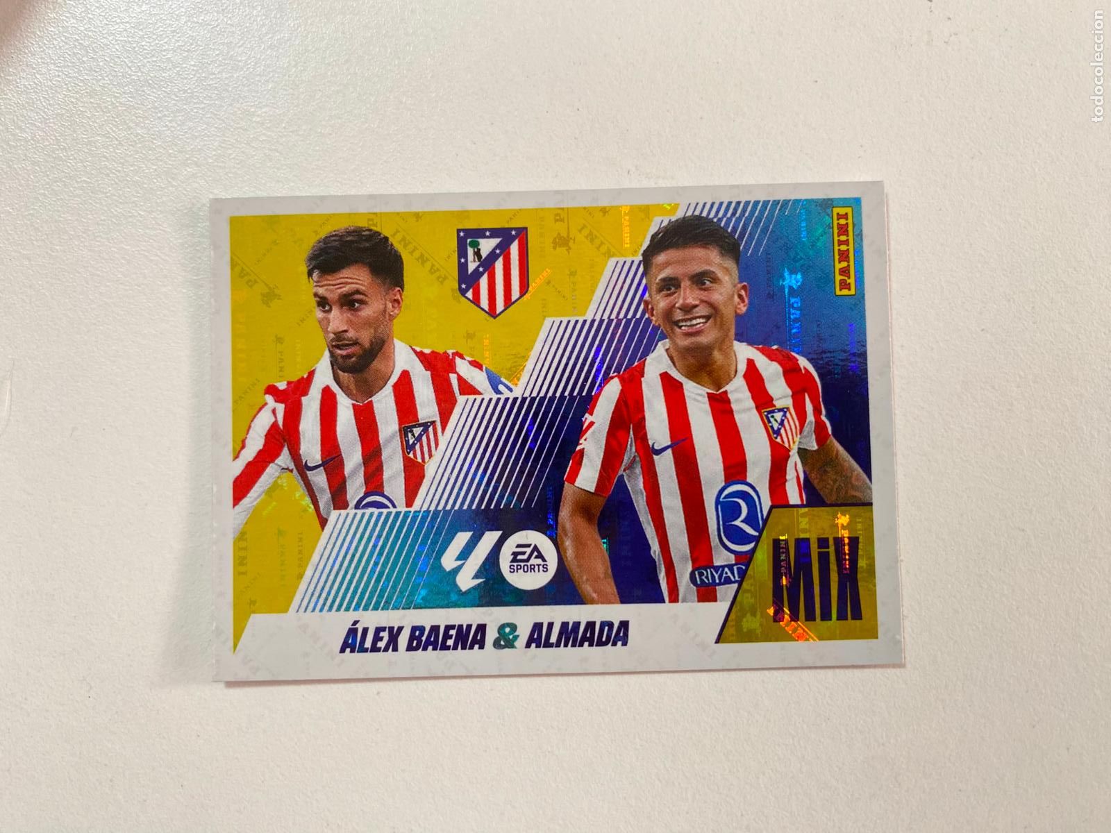 Cromos de F&uacute;tbol: LALIGA ESTE 2025 2026 EA SPORTS 25 26 ALBUM PANINI MIX N 6 BIS ATL&Eacute;TICO DE MADRID BAENA / ALMADA