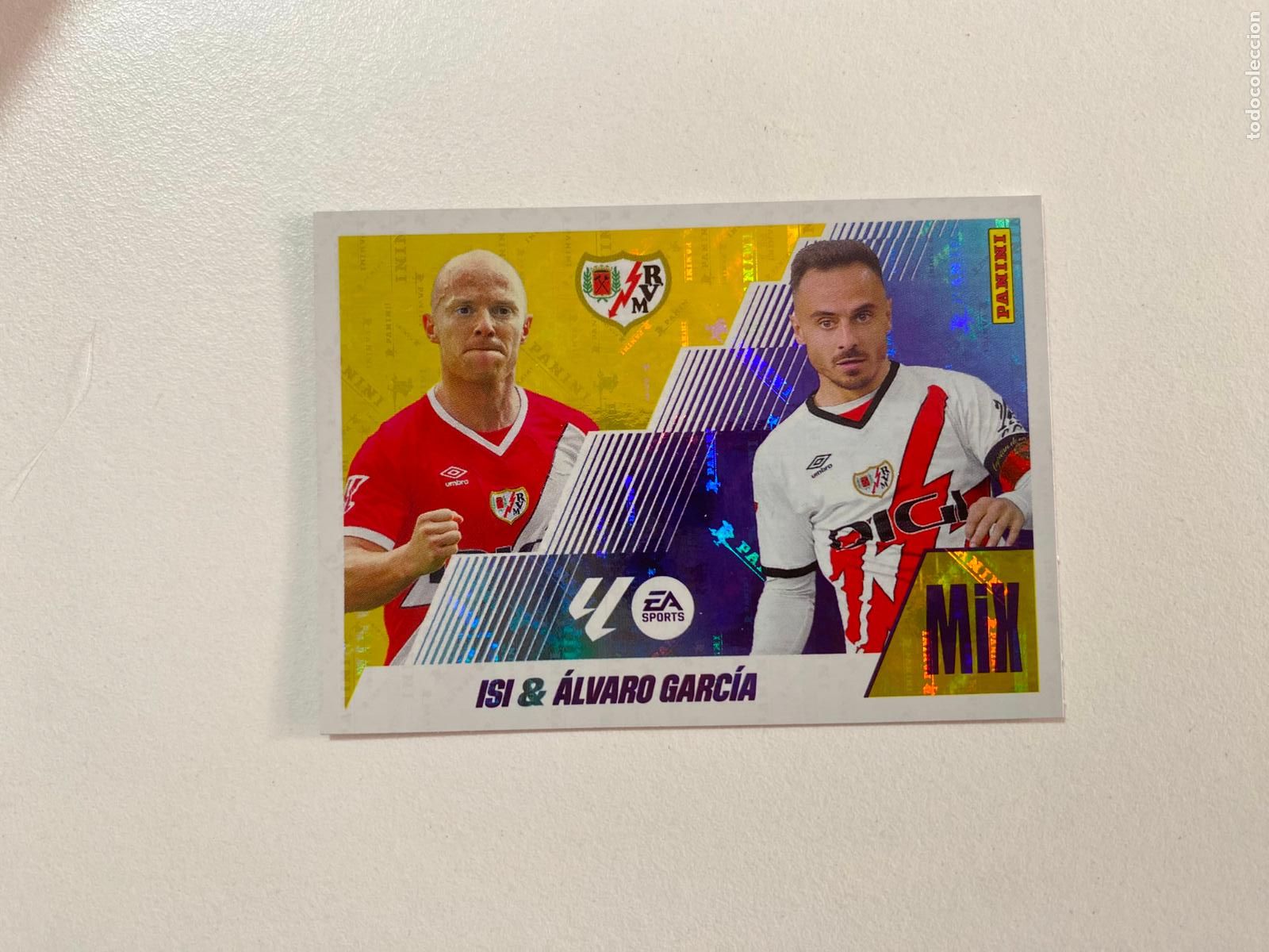 Cromos de F&uacute;tbol: LALIGA ESTE 2025 2026 EA SPORTS 25 26 ALBUM PANINI MIX N 12 RAYO VALLECANO ISI / &Aacute;LVARO GARC&Iacute;A
