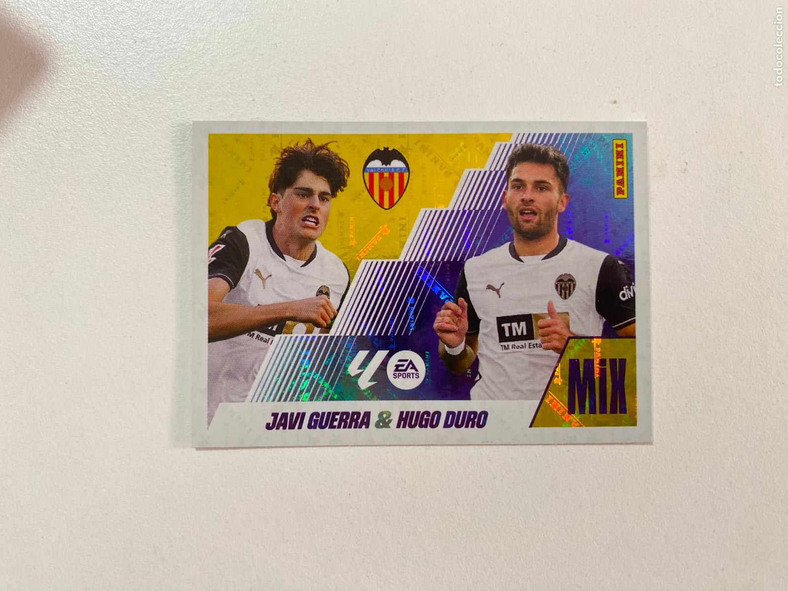 Fu&szlig;ball-Sticker: LALIGA ESTE 2025 2026 EA SPORTS 25 26 ALBUM PANINI MIX N 14 VALENCIA CF JAVI GUERRA / HUGO DURO
