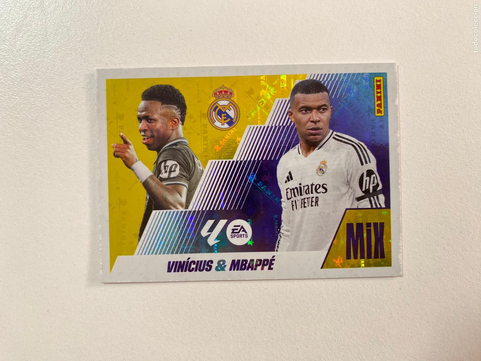 Figurine di Calcio: LALIGA ESTE 2025 2026 EA SPORTS 25 26 ALBUM PANINI MIX N 22 REAL MADRID VINICIUS / MBAPP&Eacute;