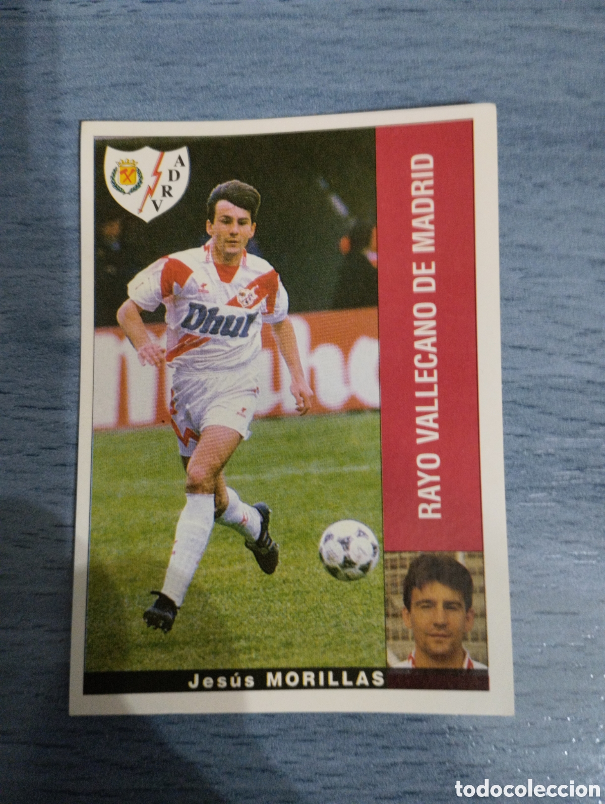 Cromos de F&uacute;tbol: Cromo Panini liga 95 96 morillas rayo vallecano sin pegar