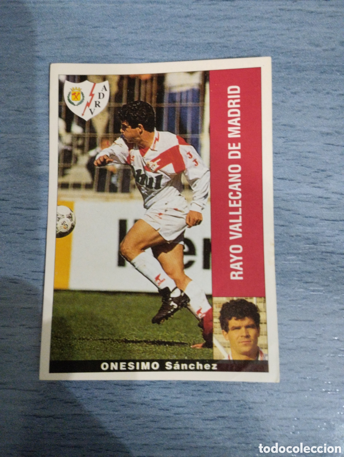 Cromos de F&uacute;tbol: Cromo Panini liga 95 96 onesimo rayo vallecano sin pegar