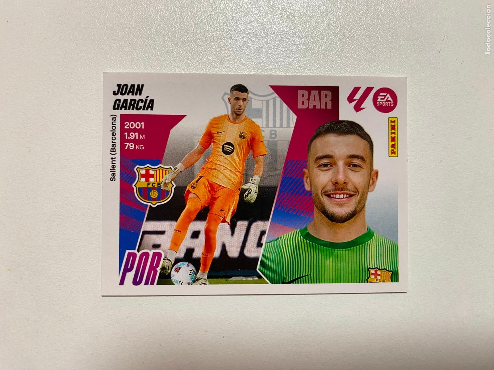 Cromos de F&uacute;tbol: LALIGA ESTE 2025 2026 EA SPORTS 25 26 ALBUM PANINI LIGA &Uacute;LTIMOS FICHAJES N 8 BARCELONA JOAN GARC&Iacute;A