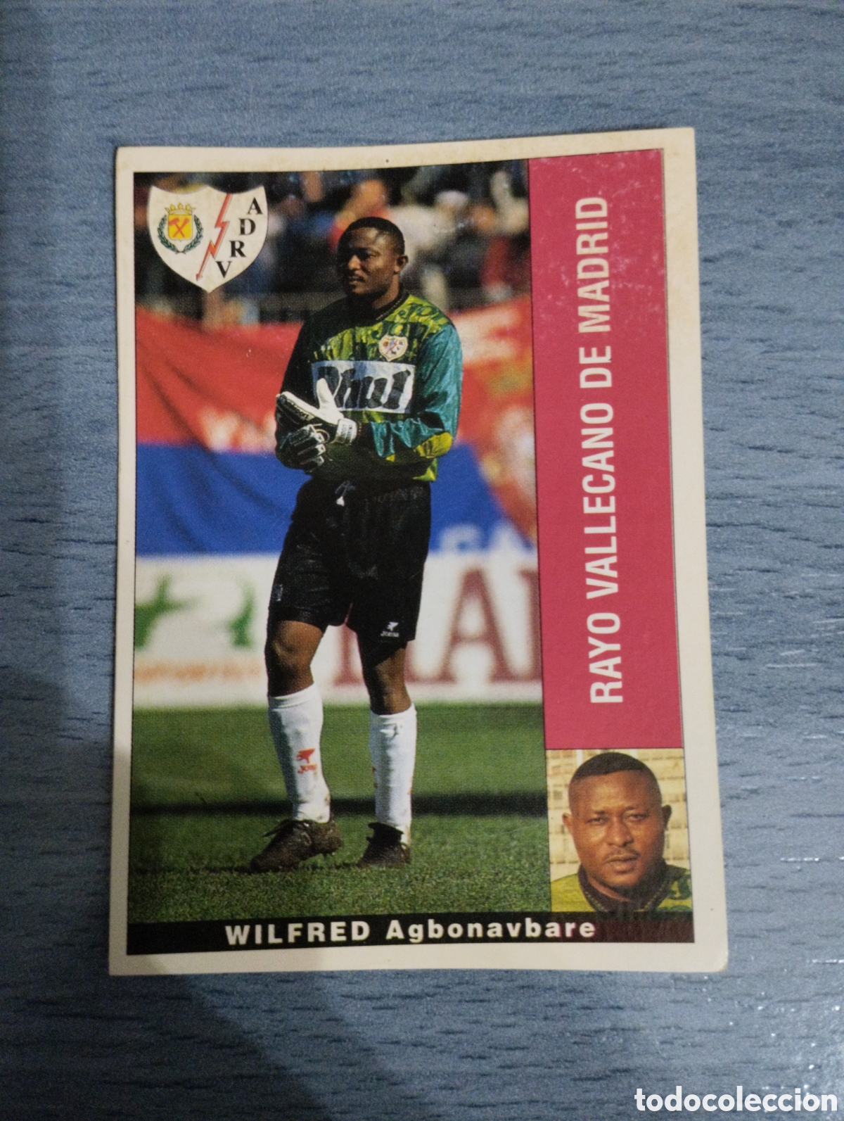 Cromos de F&uacute;tbol: Cromo Panini liga 95 96 Wilfred rayo vallecano sin pegar