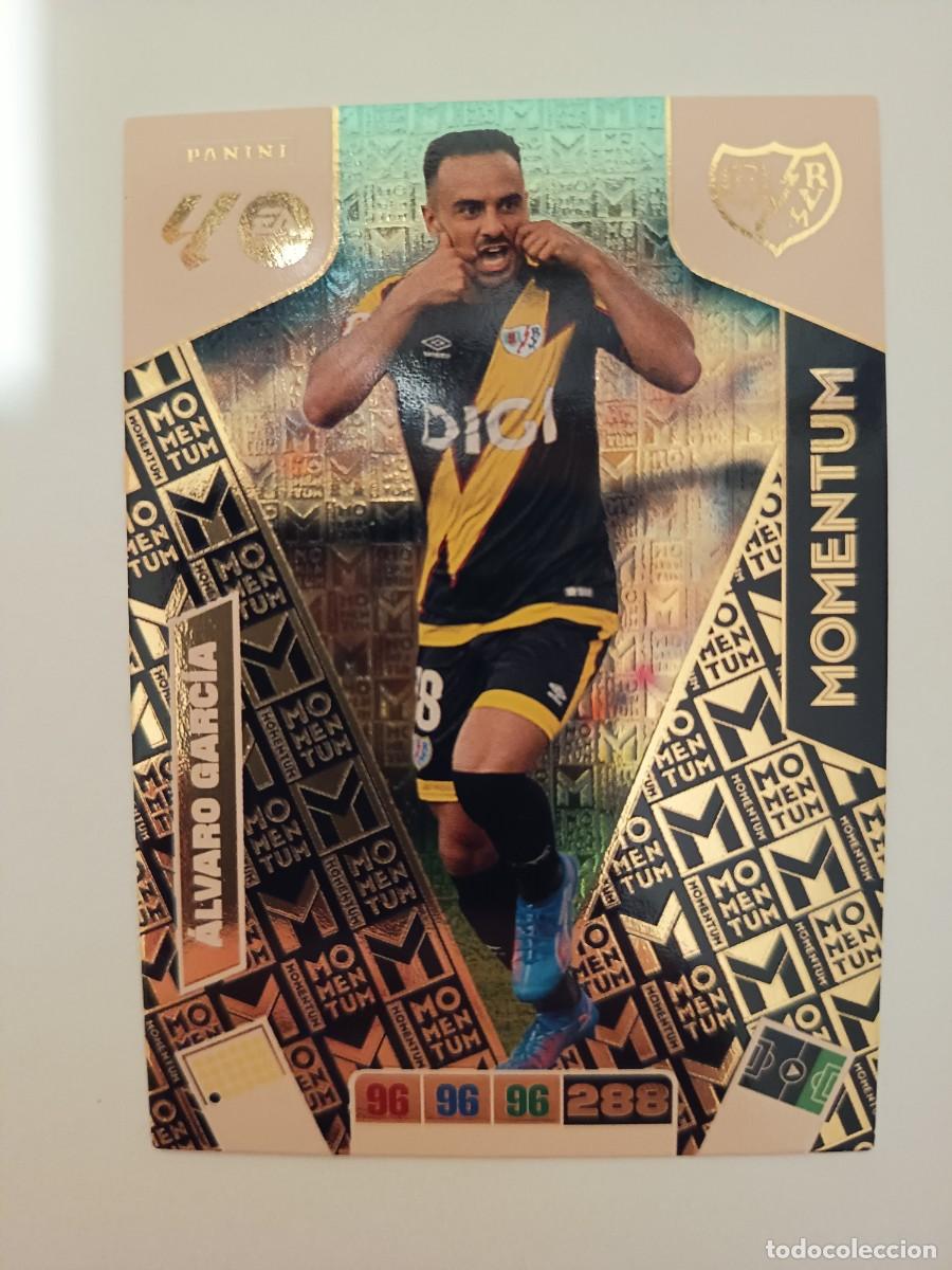 Cromos de F&uacute;tbol: CARD MOMENTUM &Aacute;LVARO GARC&Iacute;A RAYO VALLECANO - ADRENALYN XL LIGA 2025 2026 25 26 PANINI F&Uacute;TBOL