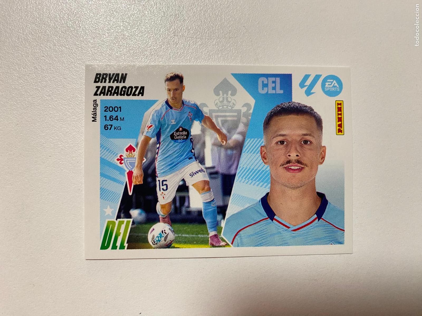 Cromos de F&uacute;tbol: LALIGA ESTE 2025 2026 EA SPORTS 25 26 ALBUM PANINI LIGA &Uacute;LTIMOS FICHAJES N 31 CELTA BRYAN ZARAGOZA