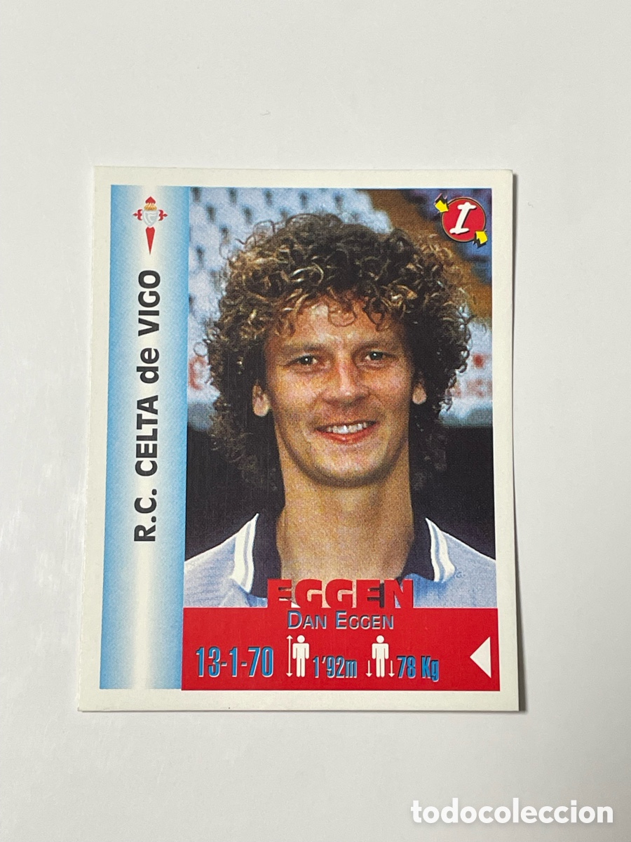 Cromos de F&uacute;tbol: Dan Eggen Celta de Vigo Panini Equipos de Europa 1999 #116
