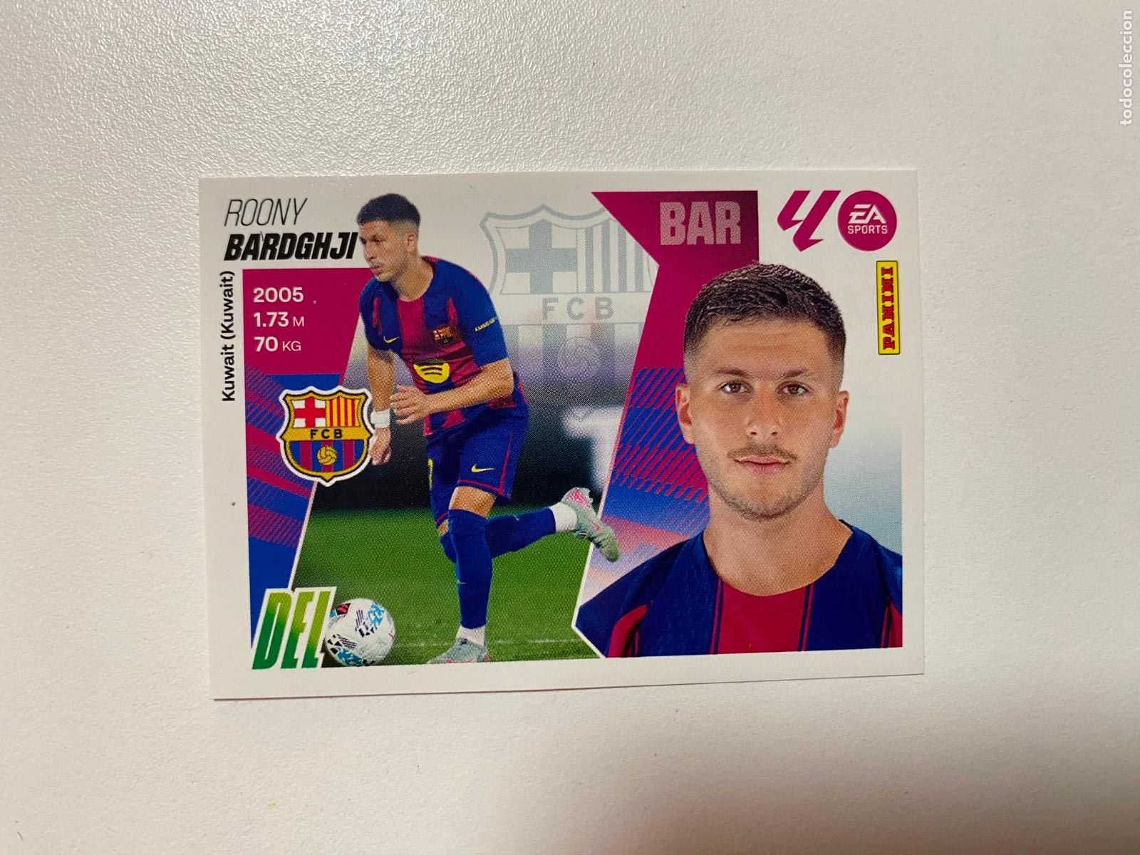 Cromos de F&uacute;tbol: LALIGA ESTE 2025 2026 EA SPORTS 25 26 ALBUM PANINI LIGA &Uacute;LTIMOS FICHAJES N 41 FC BARCELONA BARDGHJI