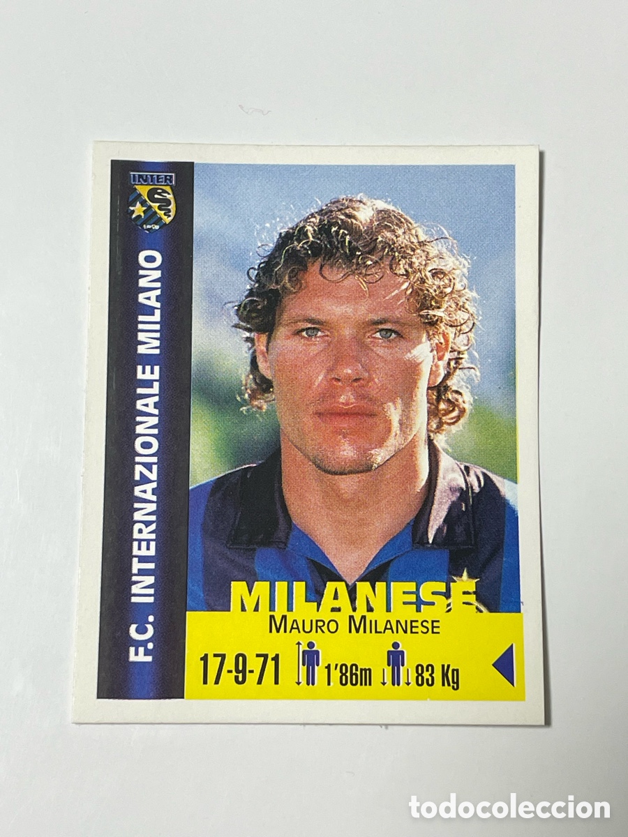 Cromos de F&uacute;tbol: Mauro Milanese Inter de Mil&aacute;n Panini Equipos de Europa 1999 #135