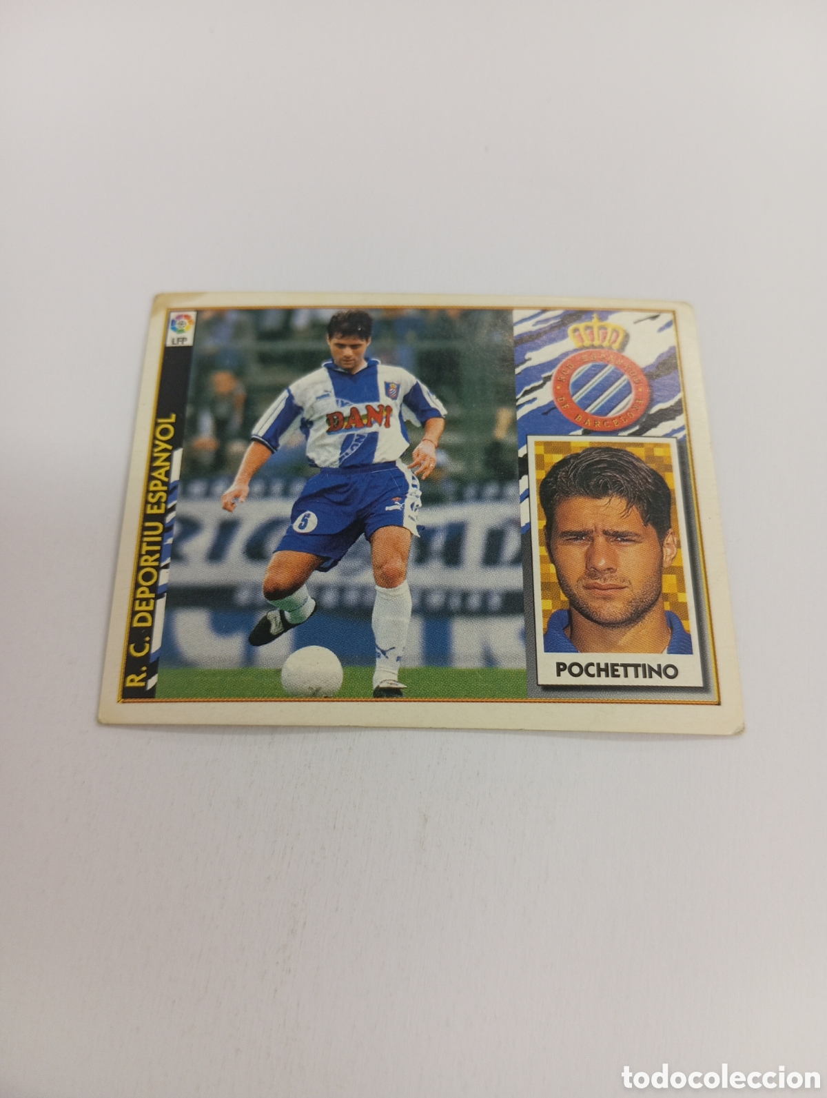 Cromos de F&uacute;tbol: POCHETTINO Espanyol Espa&ntilde;ol Liga Este 1997 1998 NUEVO SIN PEGAR 97 98