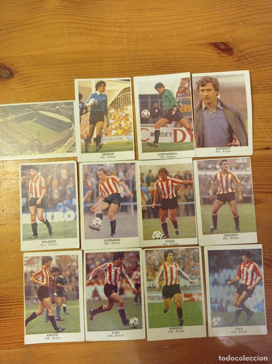 Cromos de F&uacute;tbol: 12 cromos Athletic Bilbao Cromos Cano f&uacute;tbol 1983 1984 83 84. Nunca pegados.