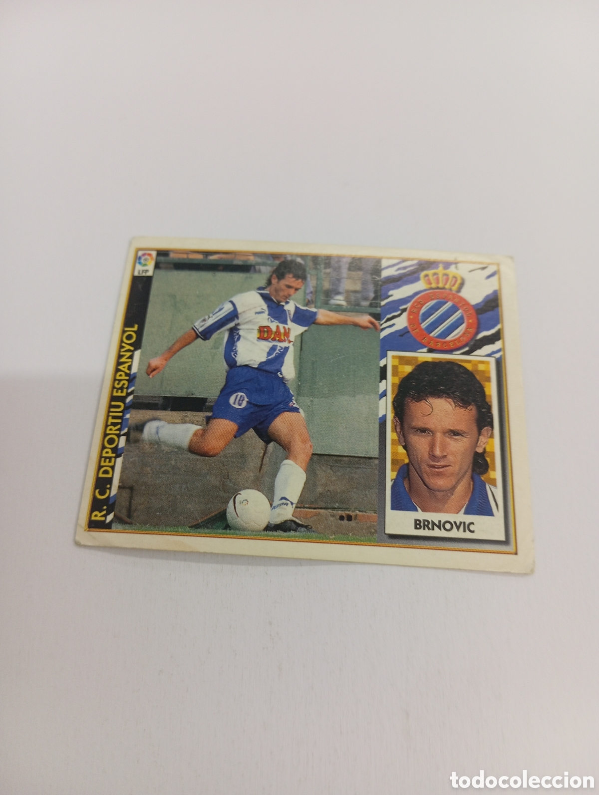 Cromos de F&uacute;tbol: BRNOVIC Espanyol Espa&ntilde;ol Liga Este 1997 1998 NUEVO SIN PEGAR 97 98
