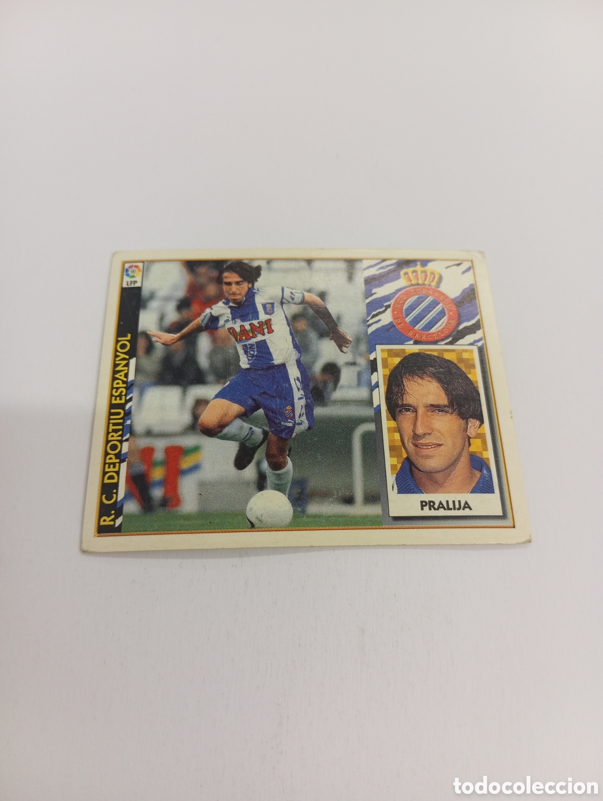 Cromos de F&uacute;tbol: PRALIJA Espanyol Espa&ntilde;ol Liga Este 1997 1998 NUEVO SIN PEGAR 97 98