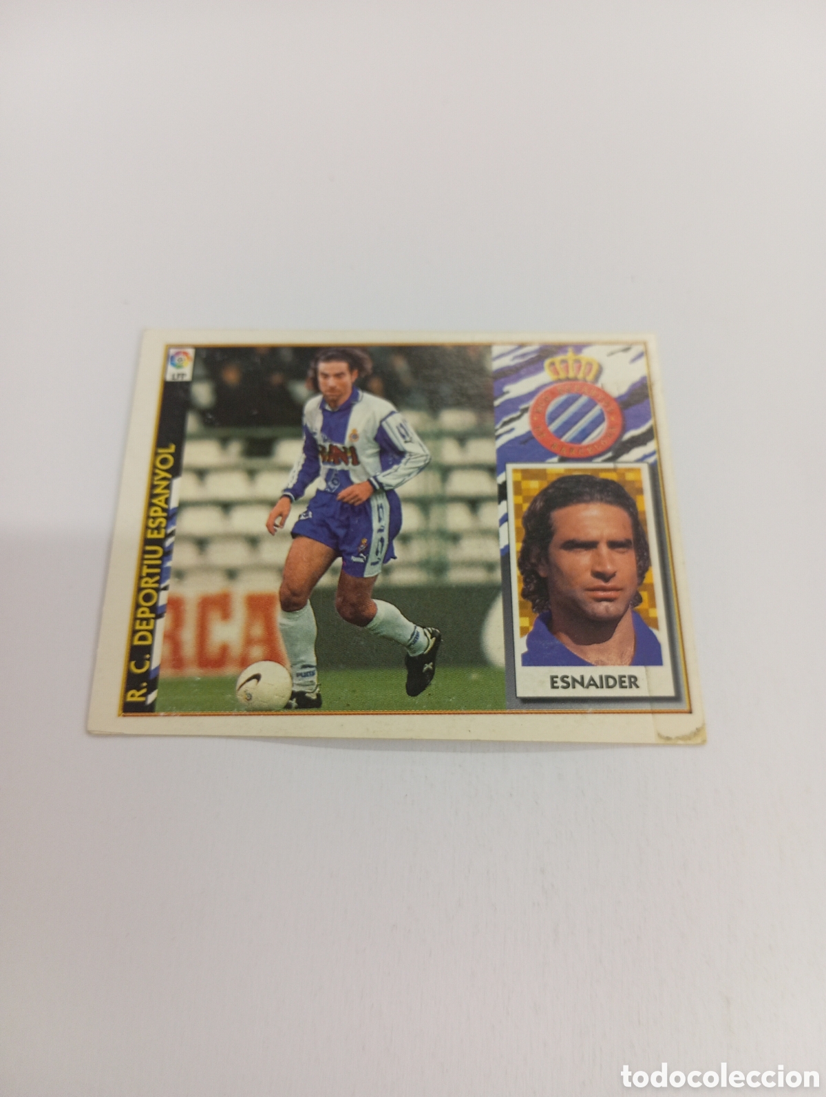 Cromos de F&uacute;tbol: ESNAIDER COLOCA Espanyol Espa&ntilde;ol Liga Este 1997 1998 NUEVO SIN PEGAR 97 98