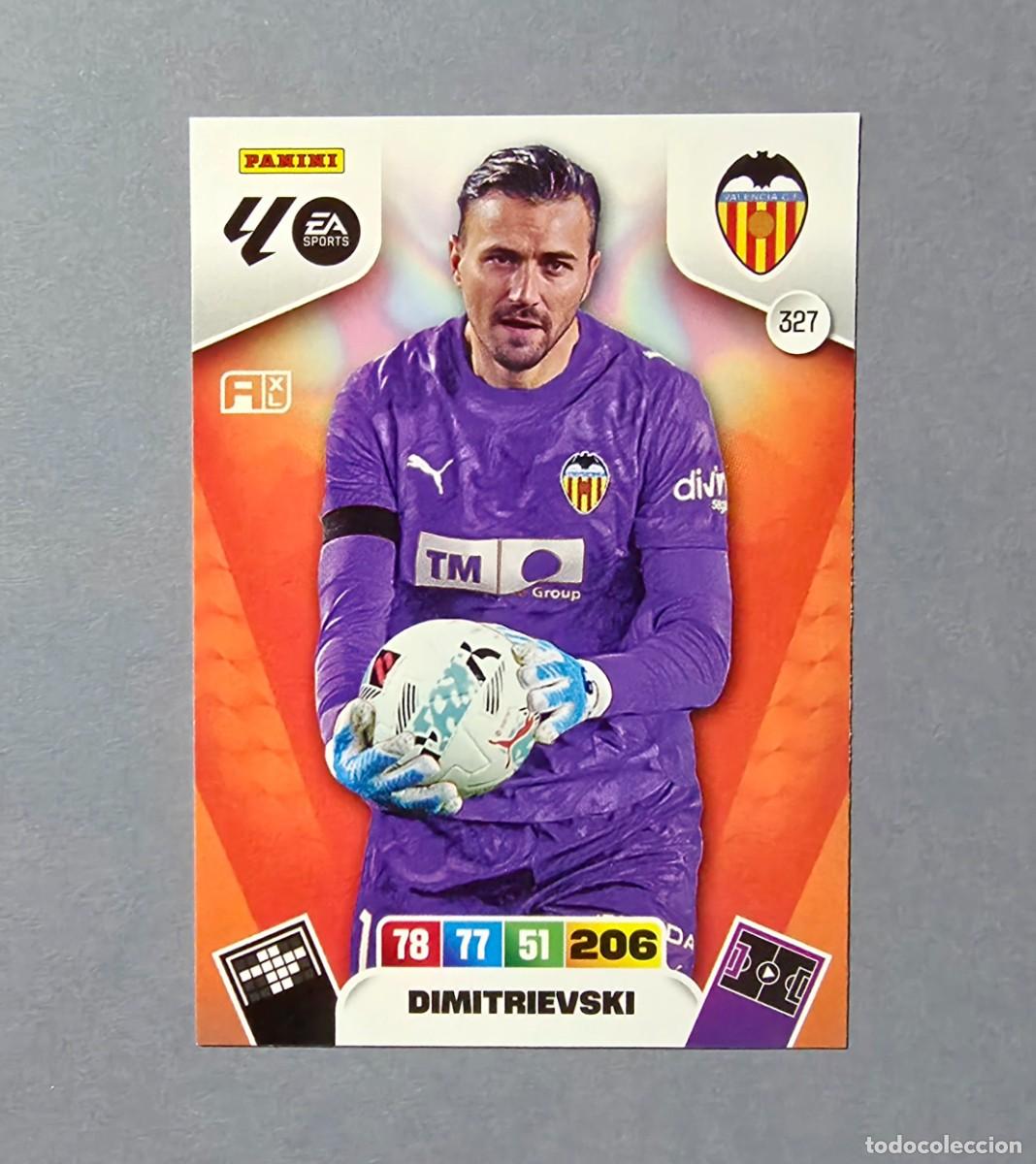 Cromos de F&uacute;tbol: 327 DIMITRIEVSKI - VALENCIA - ADRENALYN XL 2025-26 - 25/26 (NUEVO)