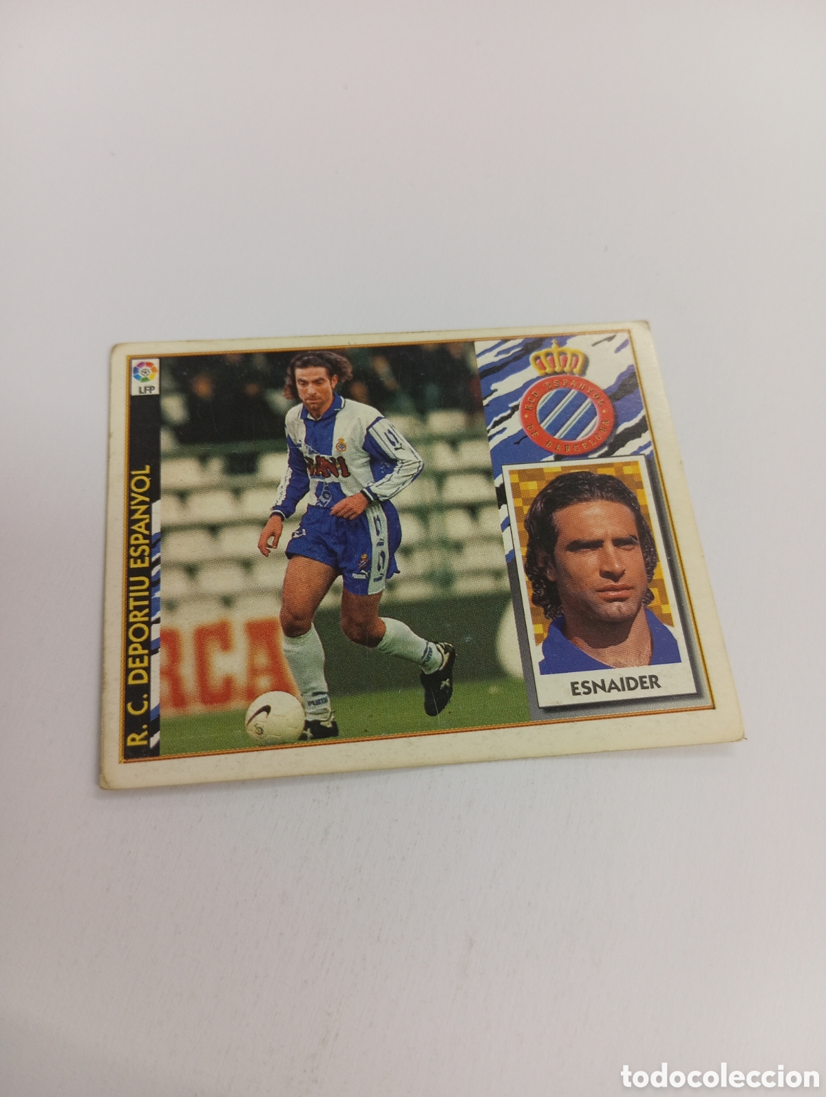 Cromos de F&uacute;tbol: ESNAIDER COLOCA Espanyol Espa&ntilde;ol Liga Este 1997 1998 NUEVO SIN PEGAR 97 98
