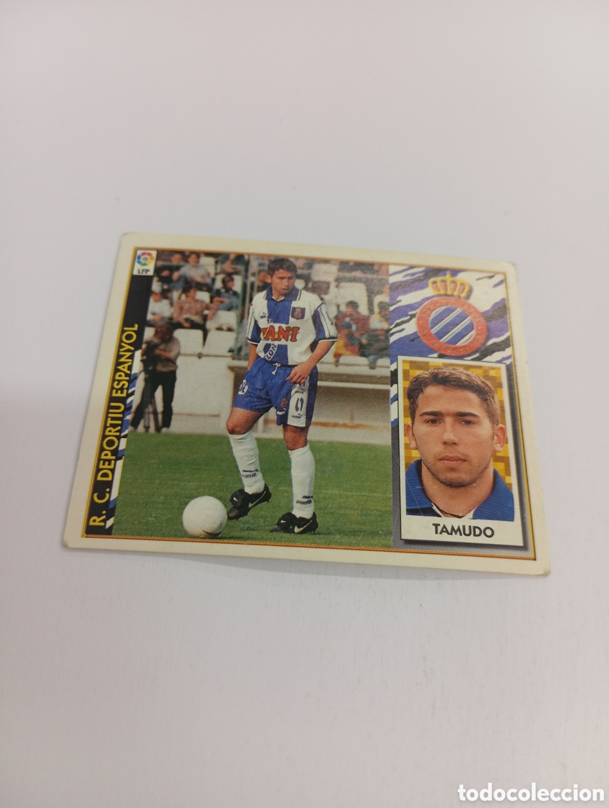 Cromos de F&uacute;tbol: TAMUDO Espanyol Espa&ntilde;ol Liga Este 1997 1998 NUEVO SIN PEGAR 97 98