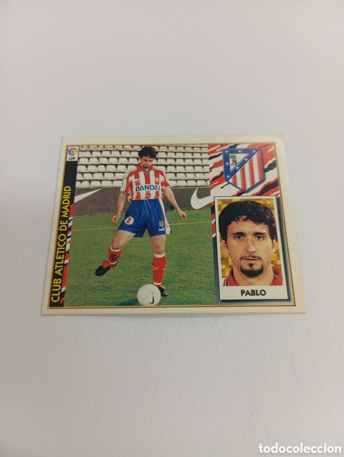 Cromos de F&uacute;tbol: PABLO BAJA Atl&eacute;tico de Madrid Liga Este 1997 1998 NUEVO SIN PEGAR 97 98